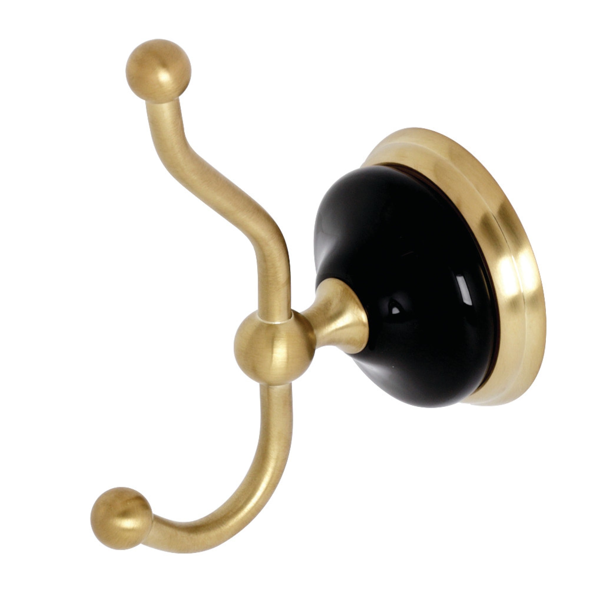 Kingston Brass Ba9117Bb Water Onyx Robe Hook, Brushed Brass