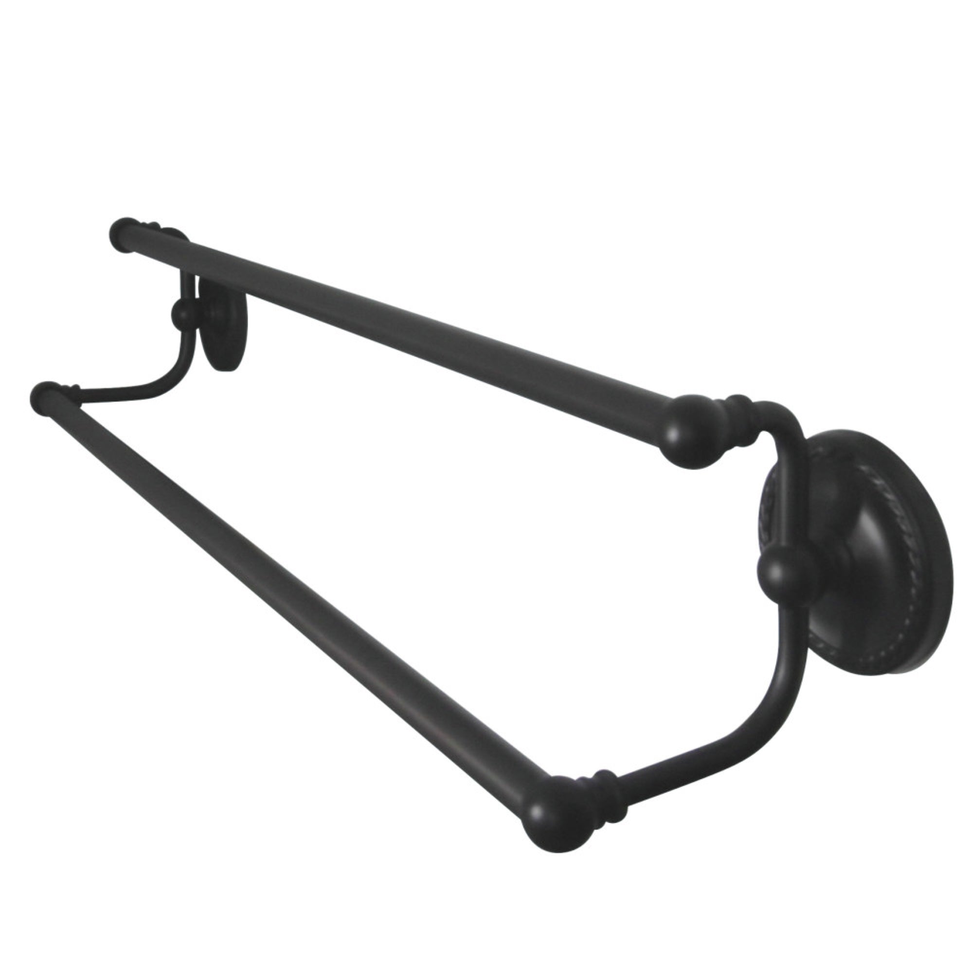 Kingston Brass Ba913Orb Laurel 24 Dual Towel Bar, Oil Rubbed Bronze
