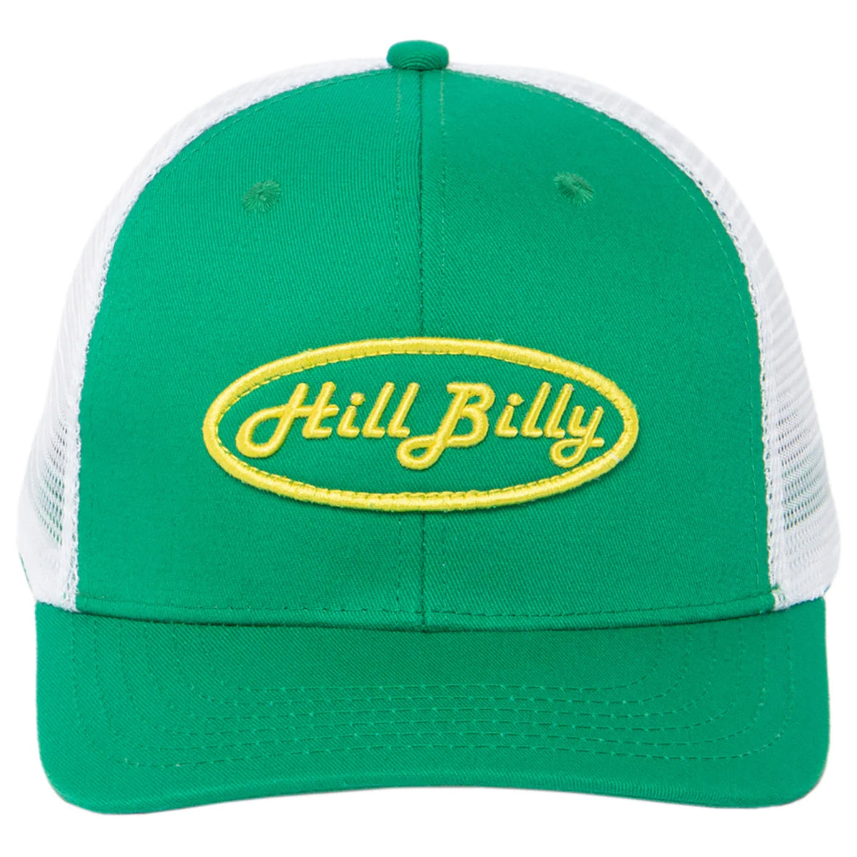 Hillbilly Green And White Snapback Hat