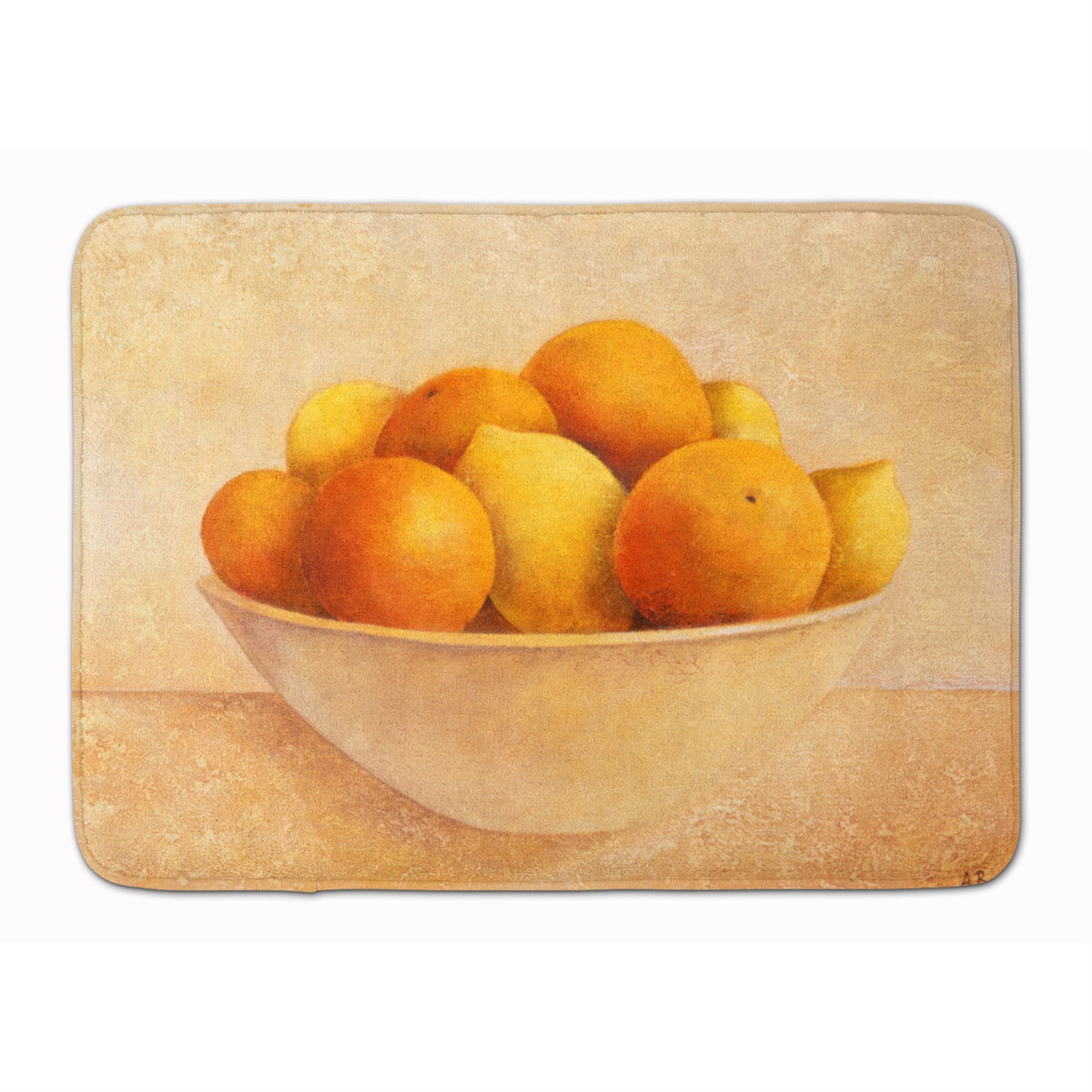 Caroline'S Treasures Oranges & Lemons In A Bowl Floor Mat, 19 X 27, Multicolor