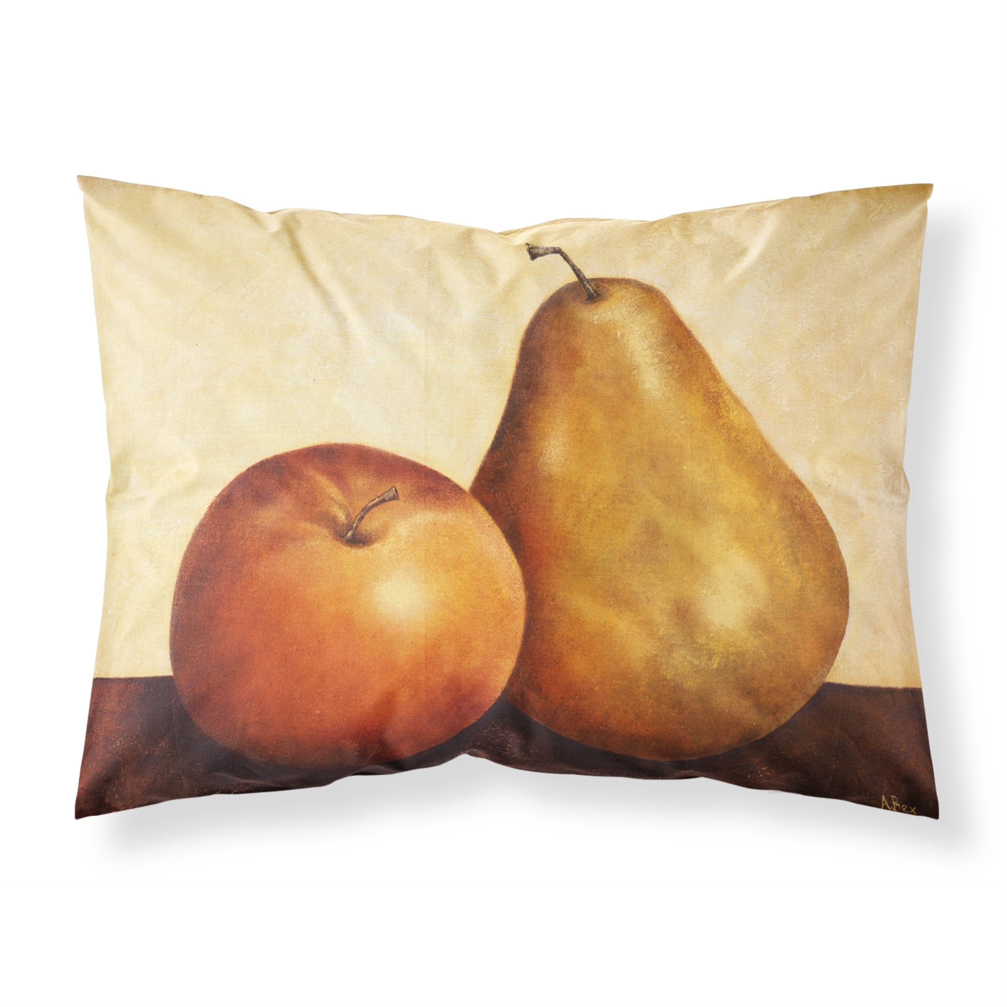 Caroline'S Treasures Apple And Pear Fabric Standard Pillowcase Babe0089Pillowcase, Multicolor