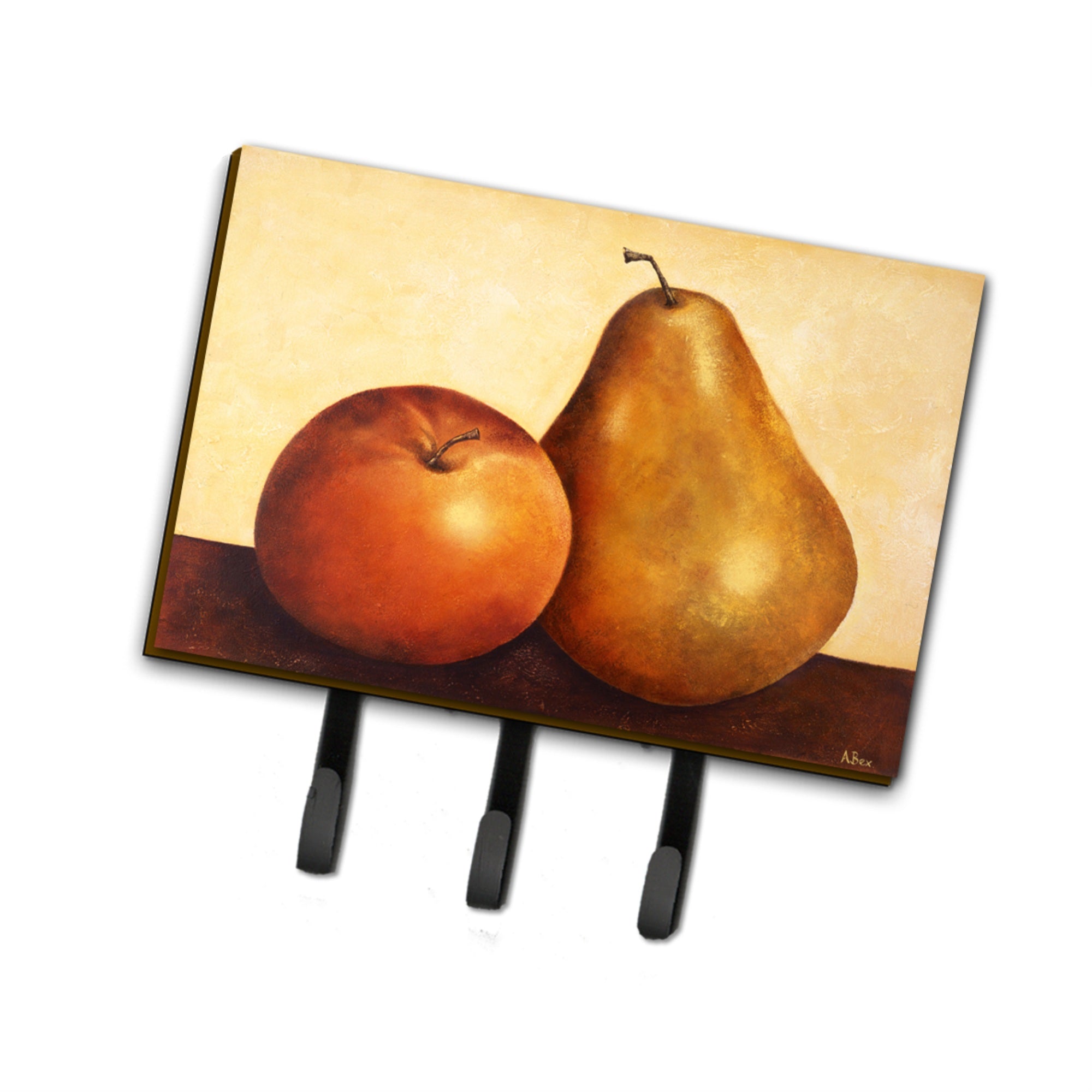 Caroline'S Treasures Babe0089Th68 Apple And Pear Leash Or Key Holder, Large, Multicolor