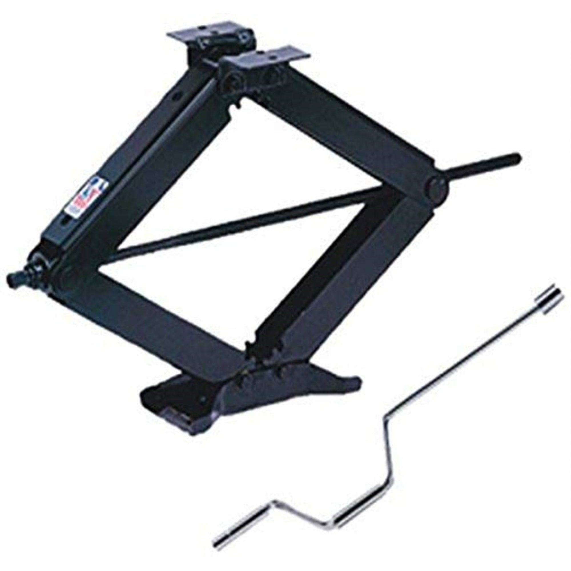 Adnik Bal R.V. Products Group 24002D Deluxe Leveling Scissor Jack - 24-Inch (With Set Of (2) 20037 Crank Handle With Swivel Head)