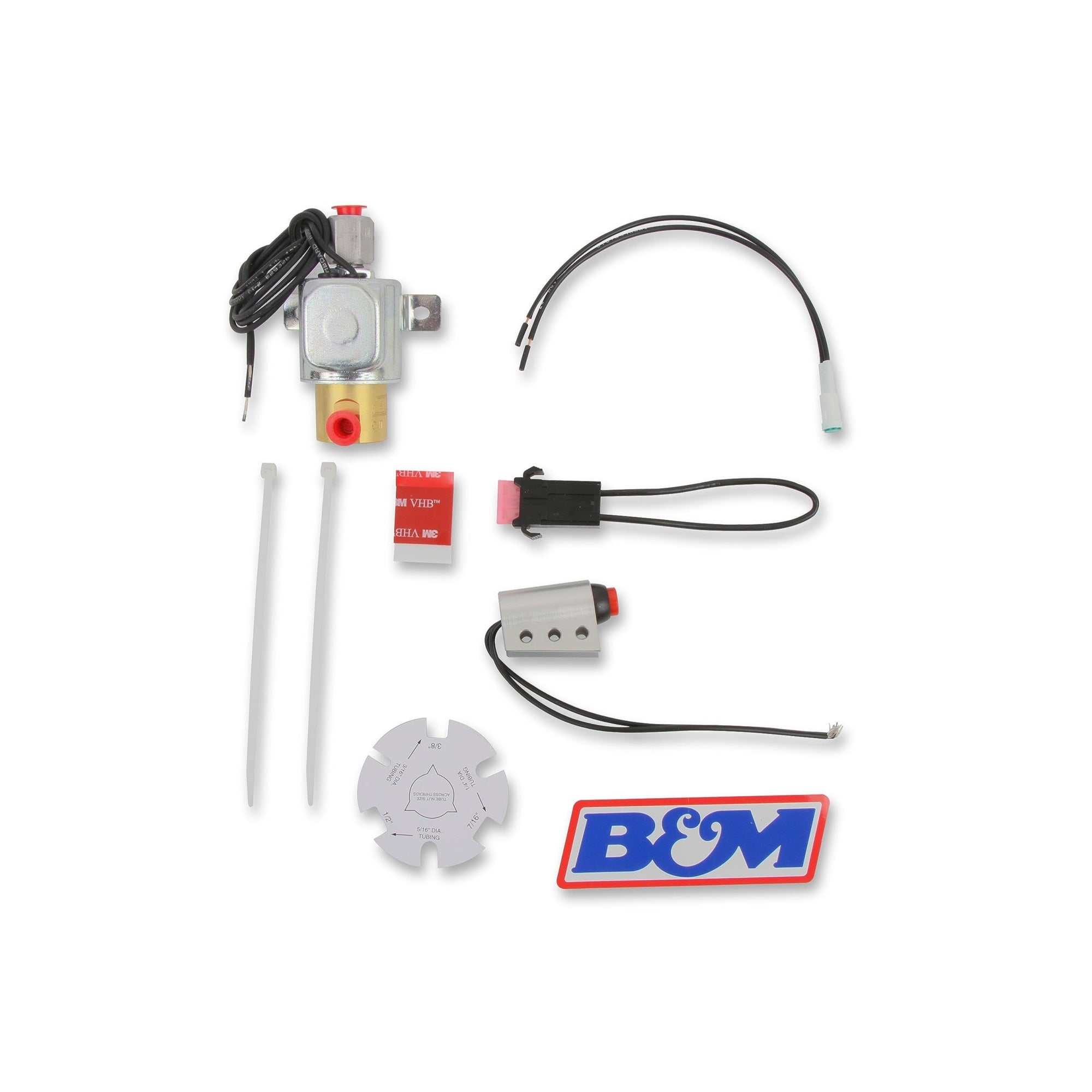 B&M 46076 Launch Control Solenoid With Installation Kit