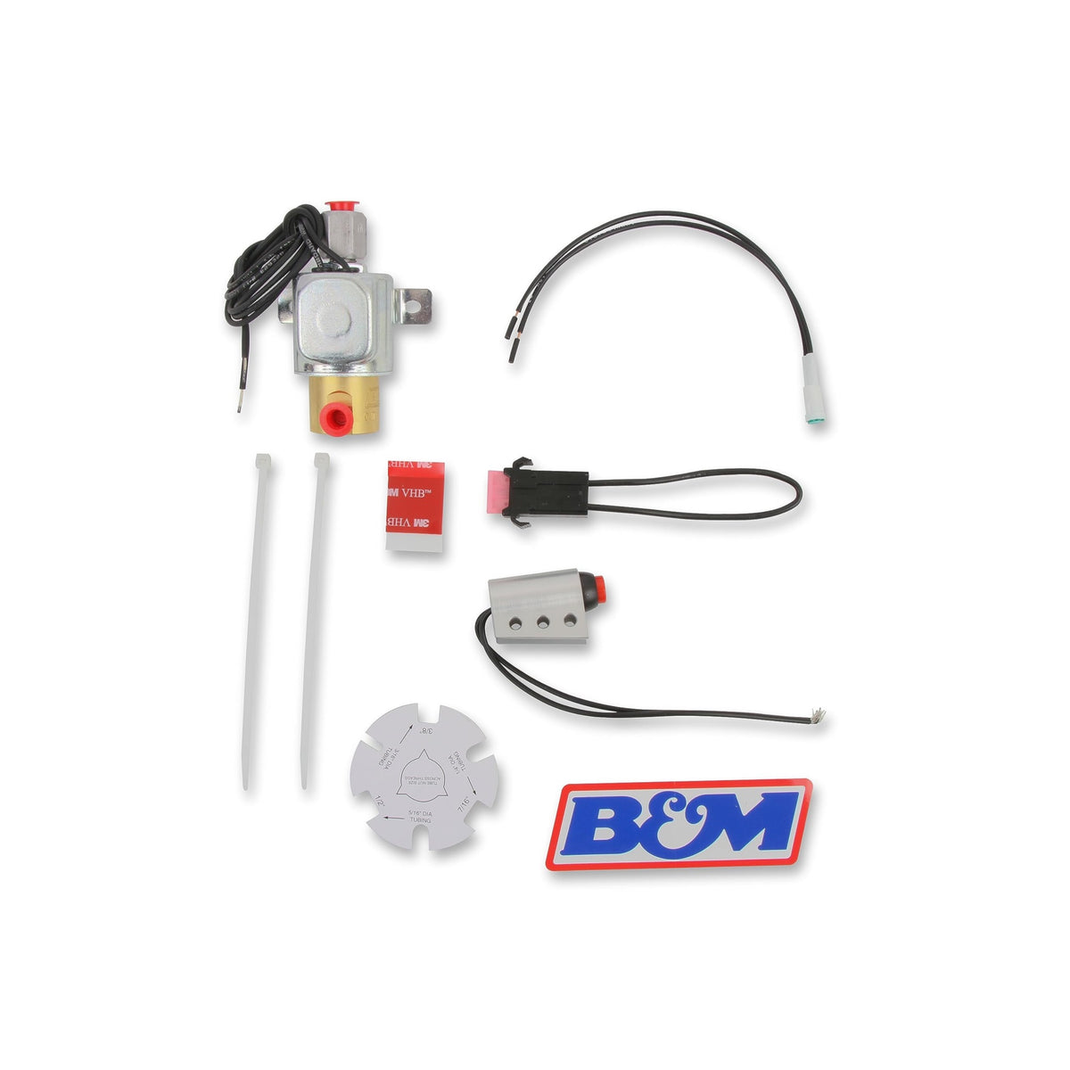 B&M 46076 Launch Control Solenoid With Installation Kit