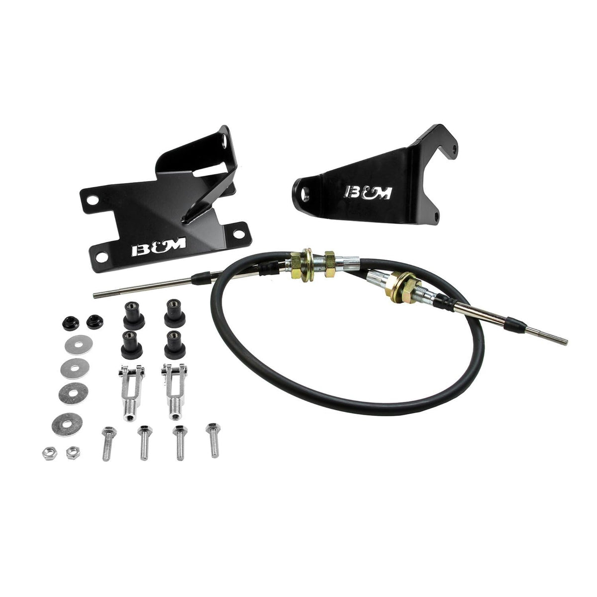 B&M Racing 81186: 03-06 Tj Rubicon Heavy Duty Transfer Case Shift Cable Conversion Kit