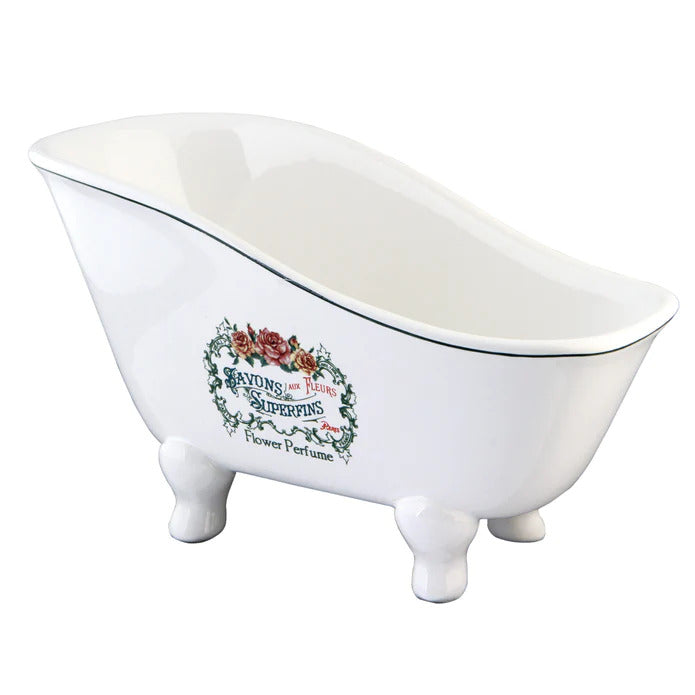 Aqua Eden Batubssw Savons Superfins 8 Slipper Clawfoot Tub Decorative Soap Dish