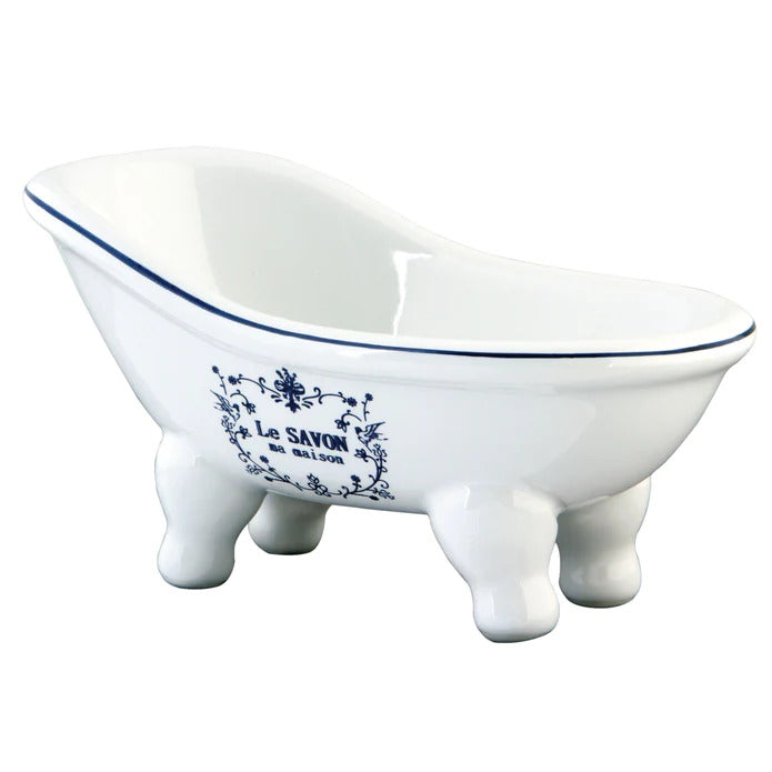 Aqua Eden Batubrw Le Savon 6 Slipper Clawfoot Tub Decorative Soap Dish
