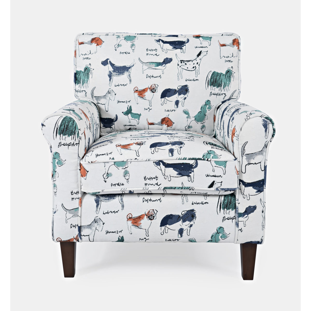 Baxter Puppy Upholstered Classic Traditional Accent Chair