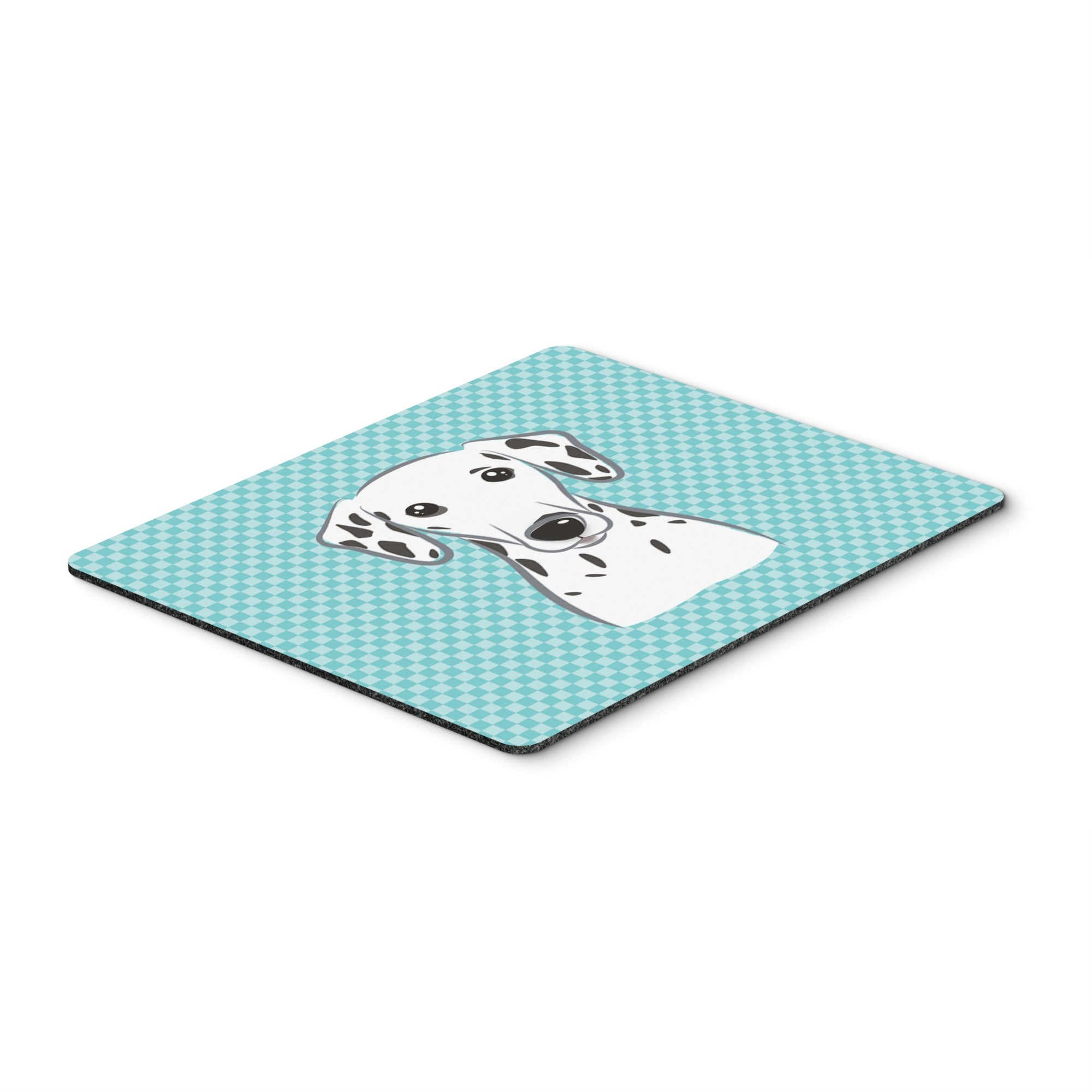 Caroline'S Treasures Checkerboard Blue Dalmatian Mouse Pad/Hot Pad/Trivet (Bb1148Mp)