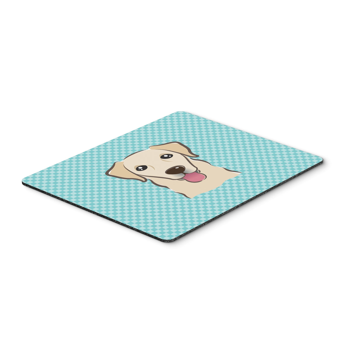 Caroline'S Treasures Checkerboard Blue Golden Retriever Mouse Pad/Hot Pad/Trivet (Bb1190Mp)