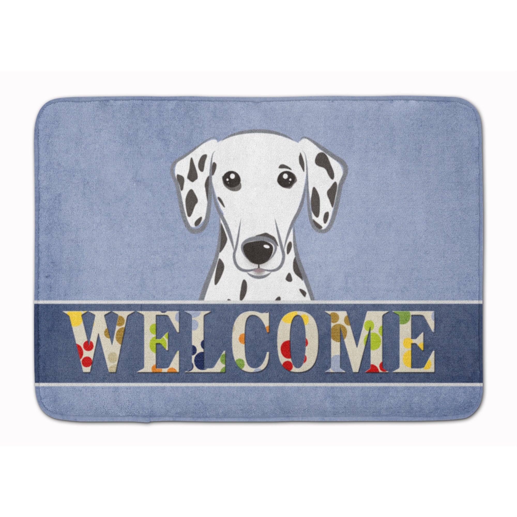 Caroline'S Treasures Dalmatian Welcome Floor Mat, 19 X 27, Multicolor