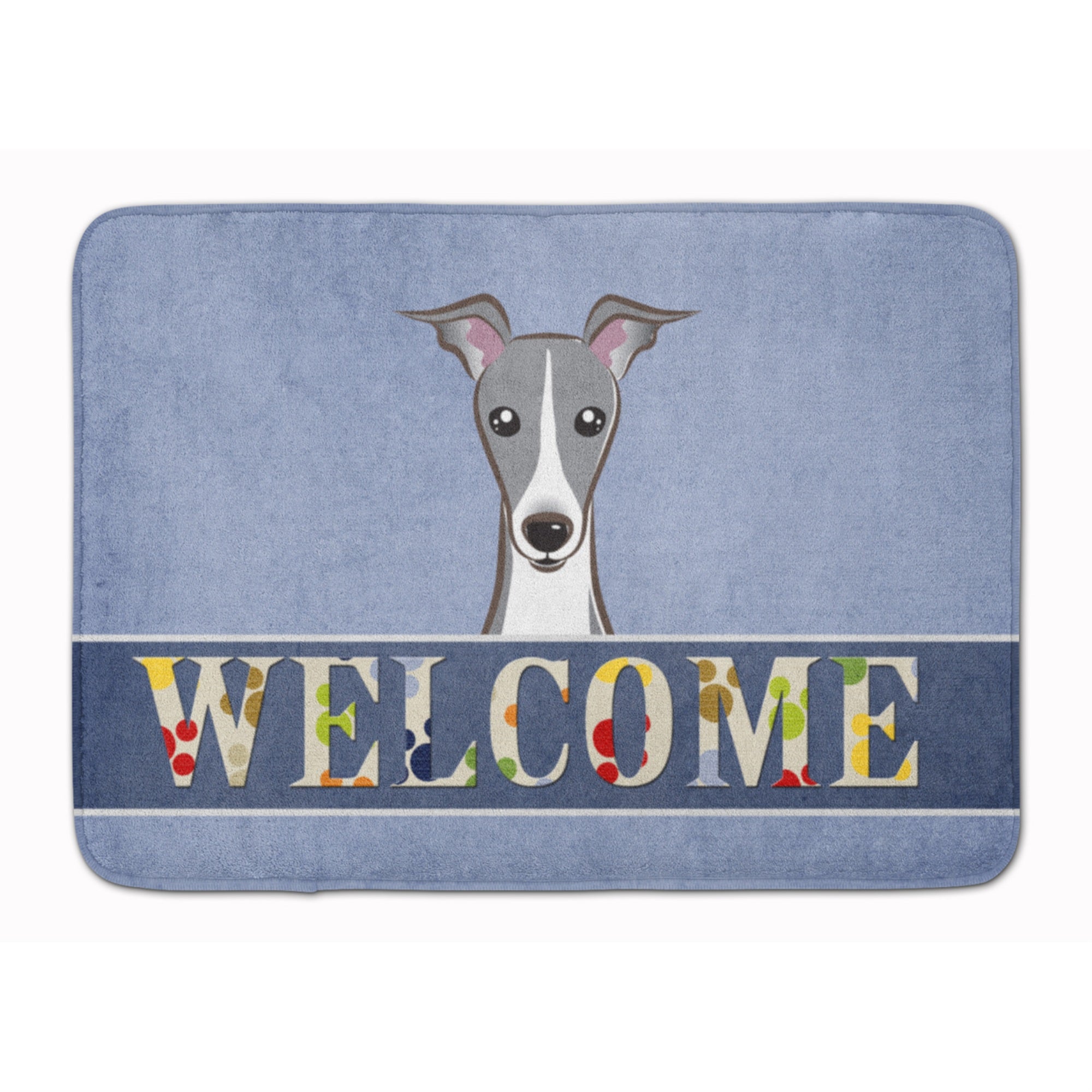 Caroline'S Treasures Italian Greyhound Welcome Floor Mat, 19 X 27, Multicolor