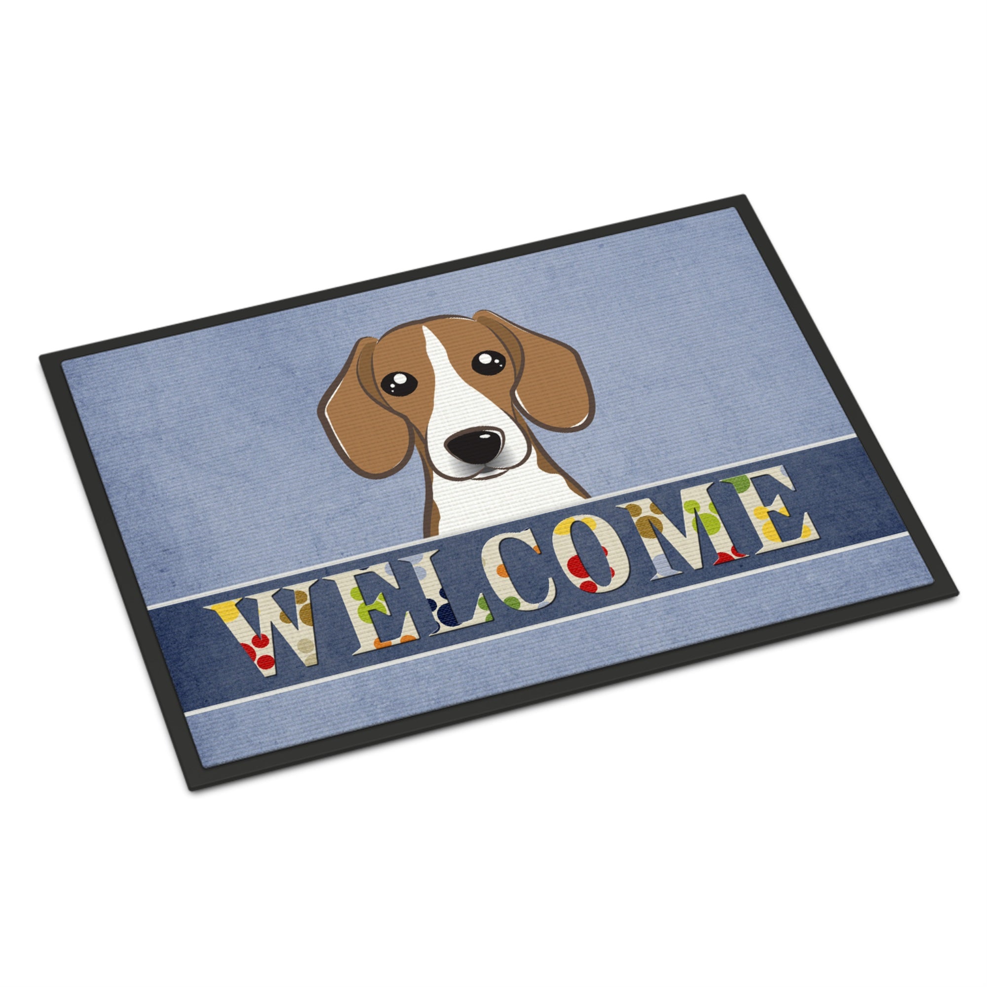 Caroline'S Treasures Bb1425Jmat Beagle Welcome Indoor Or Outdoor Mat, 24 X 36, Multicolor
