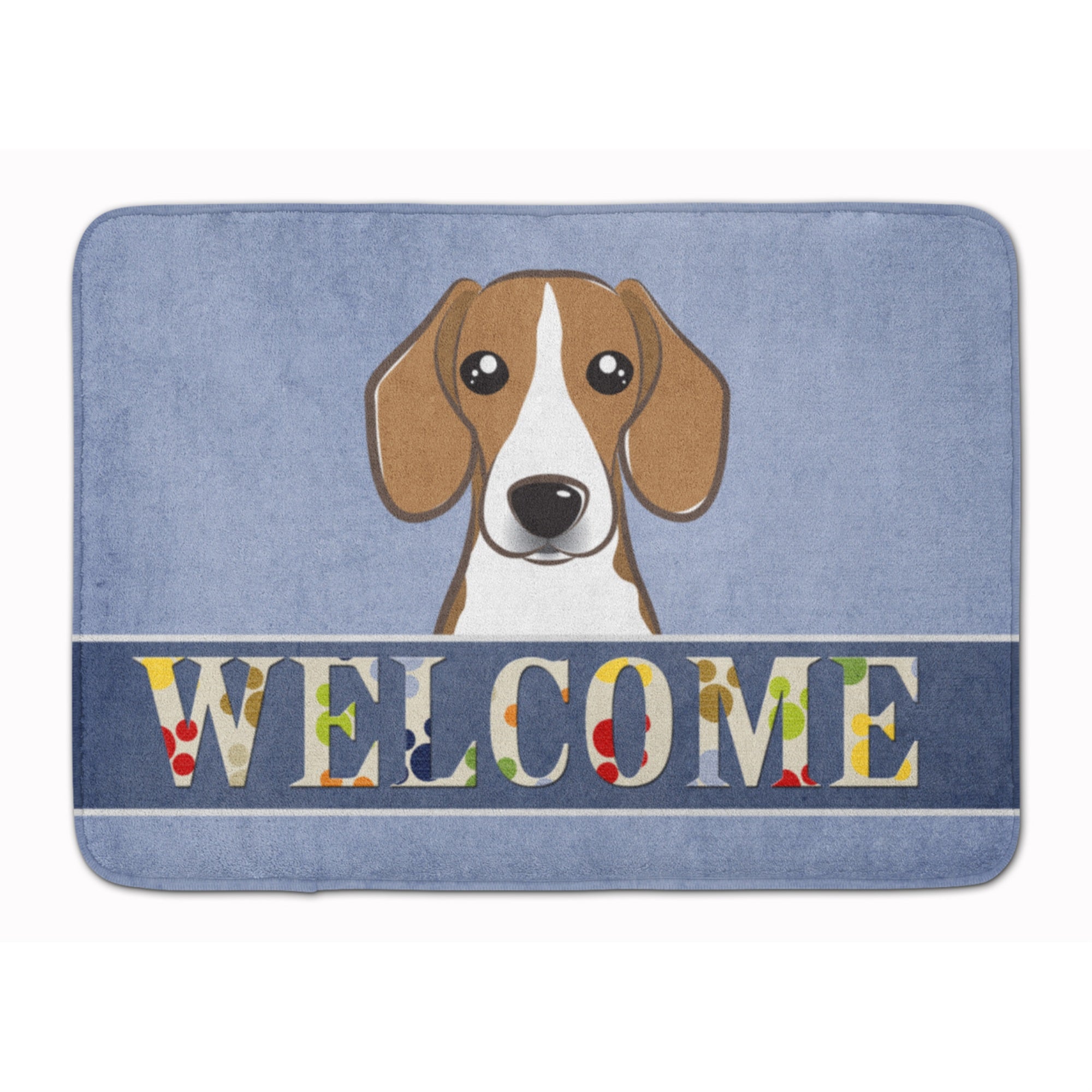 Caroline'S Treasures Beagle Welcome Floor Mat, 19 X 27, Multicolor