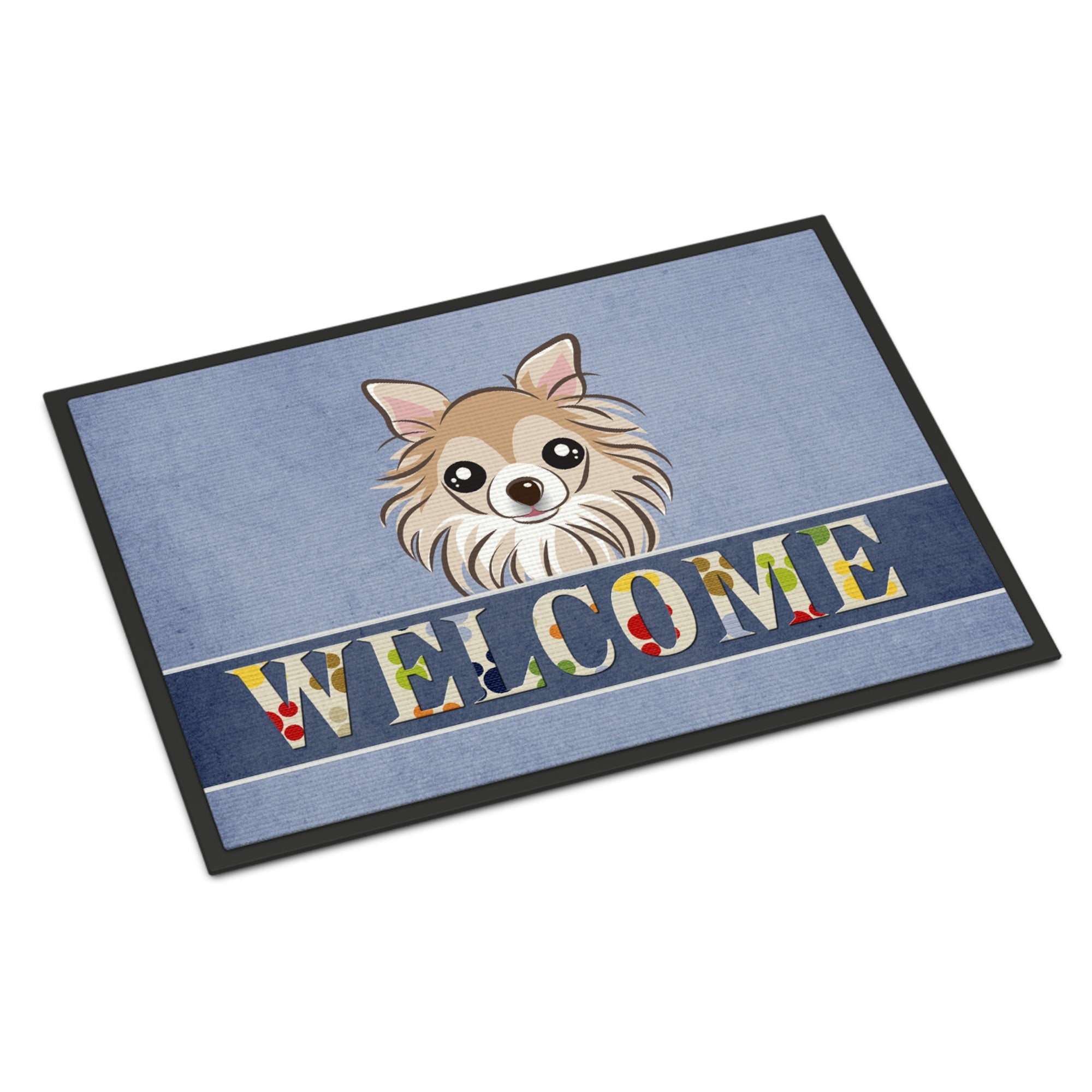 Caroline'S Treasures Bb1437Jmat Chihuahua Welcome Indoor Or Outdoor Mat, 24 X 36, Multicolor