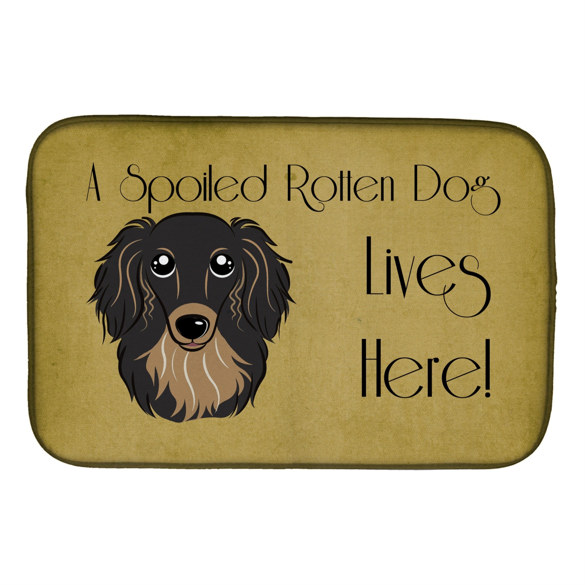 Caroline'S Treasures Bb1461Ddm Dish Drying Mat, 14 X 21, Spoiled