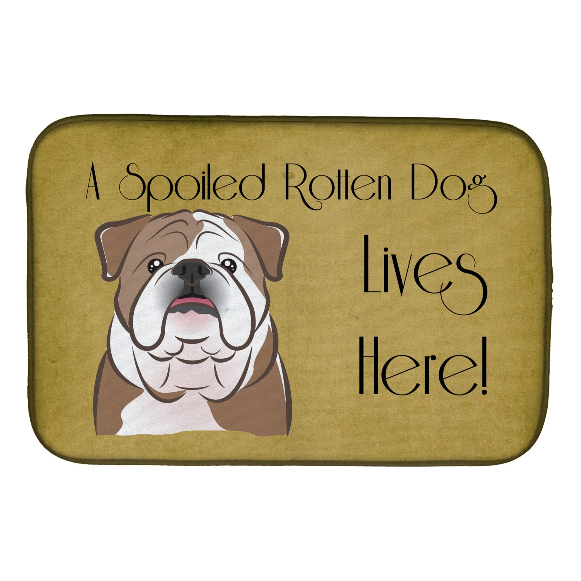 Caroline'S Treasures Bb1467Ddm Dish Drying Mat, 14 X 21, Spoiled