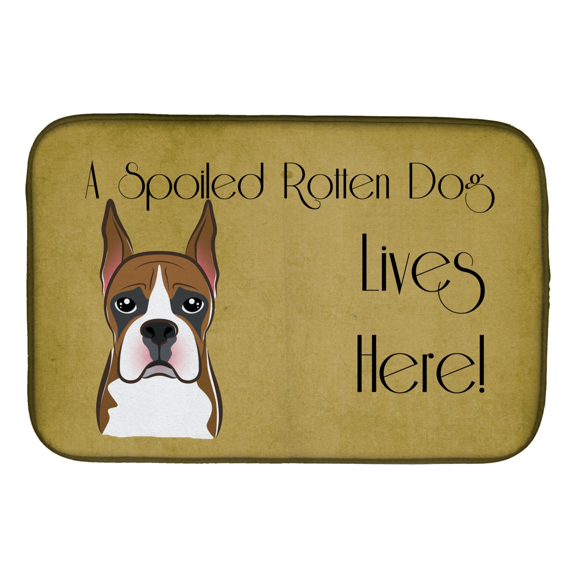 Caroline'S Treasures Bb1471Ddm Dish Drying Mat, 14 X 21, Spoiled