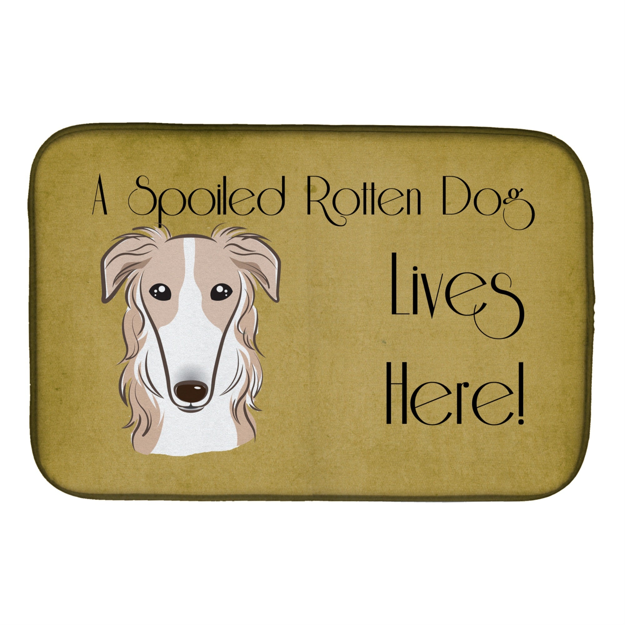 Caroline'S Treasures Bb1476Ddm Dish Drying Mat, 14 X 21, Spoiled