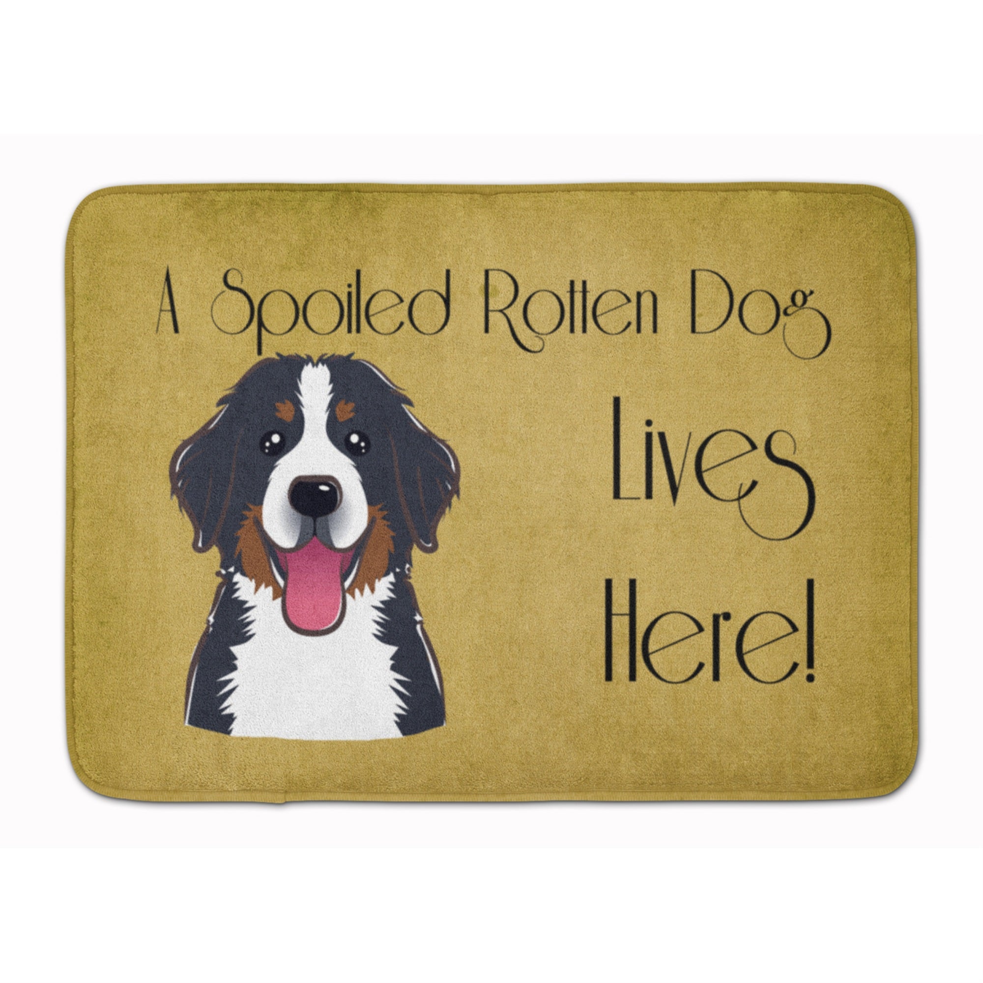 Caroline'S Treasures Bernese Mountain Spoiled Dog, 19 X 27, Multicolor