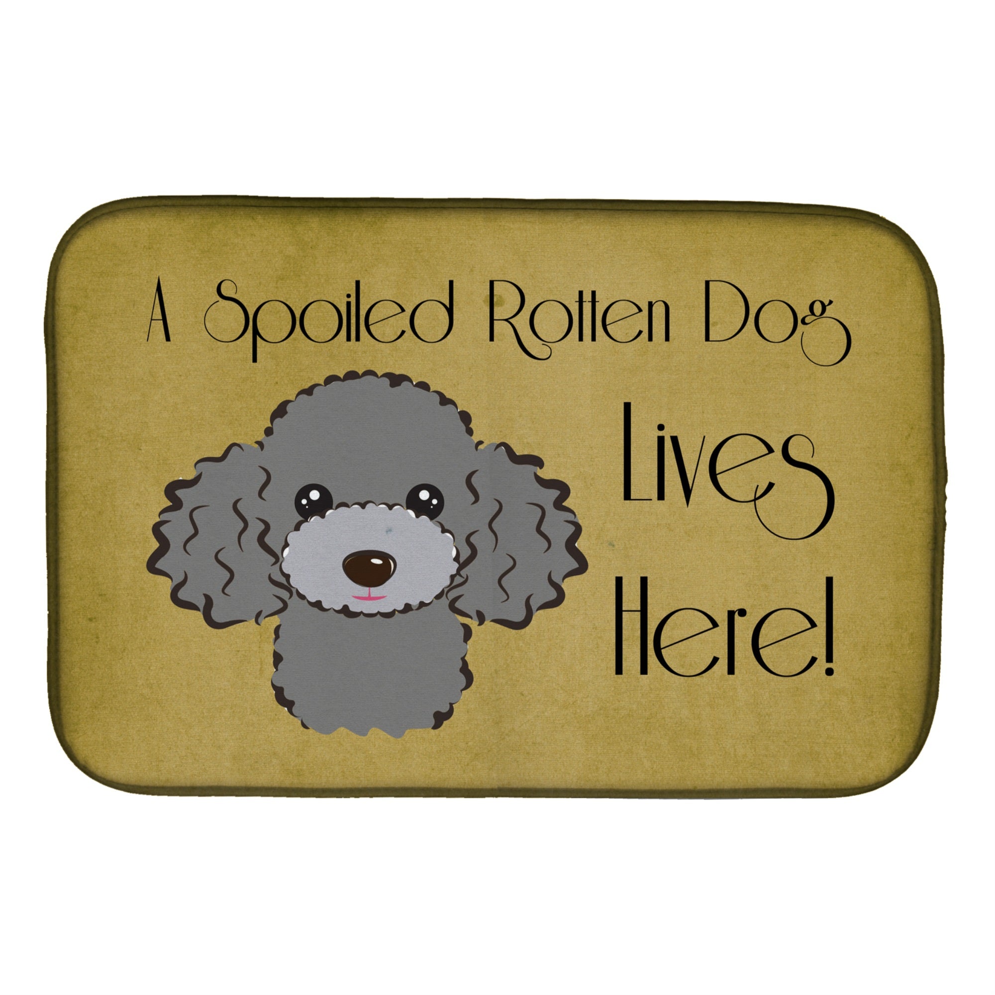 Caroline'S Treasures Bb1507Ddm Dish Drying Mat, 14 X 21, Spoiled