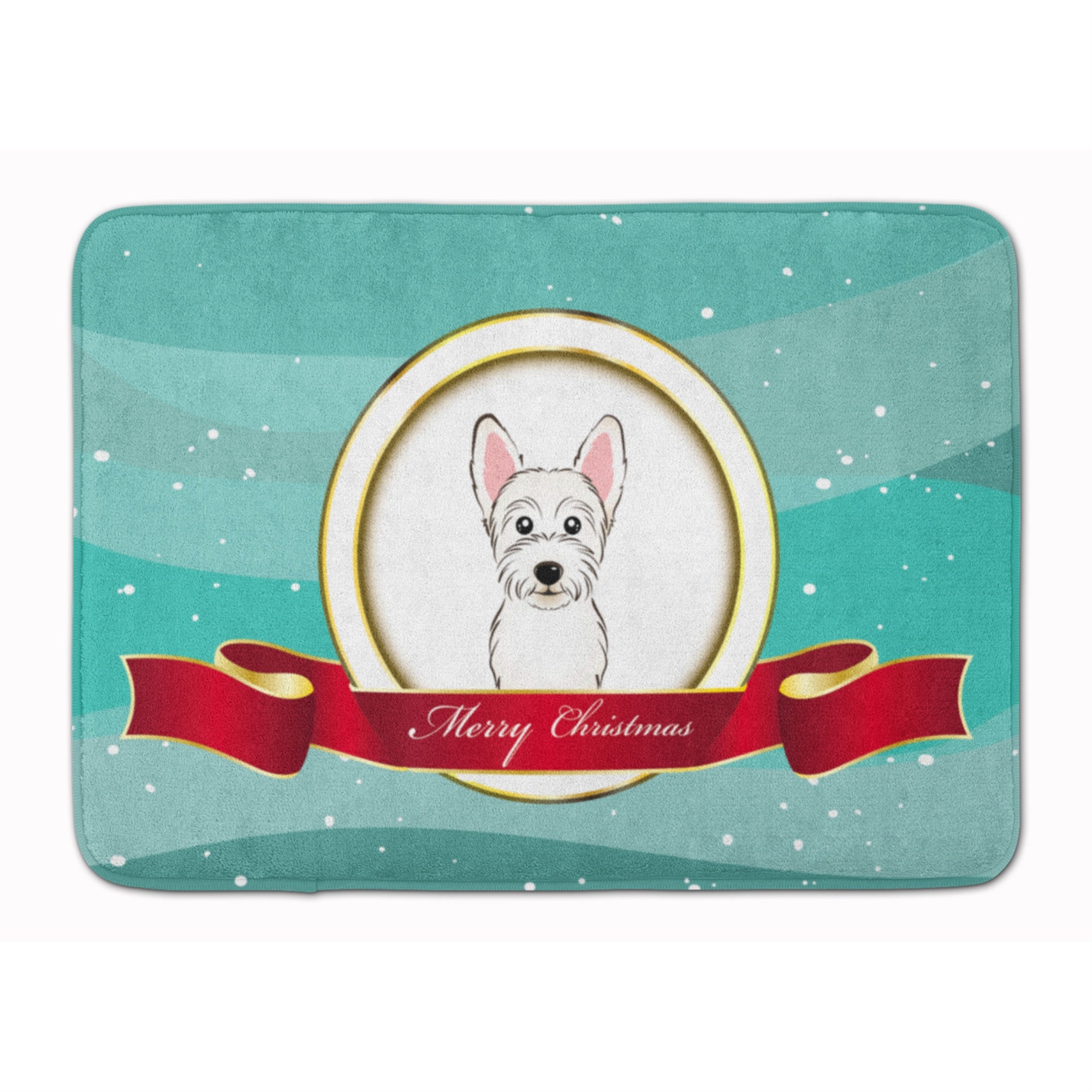 Caroline'S Treasures Westie Merry Christmas Floor Mat, 19 X 27, Multicolor