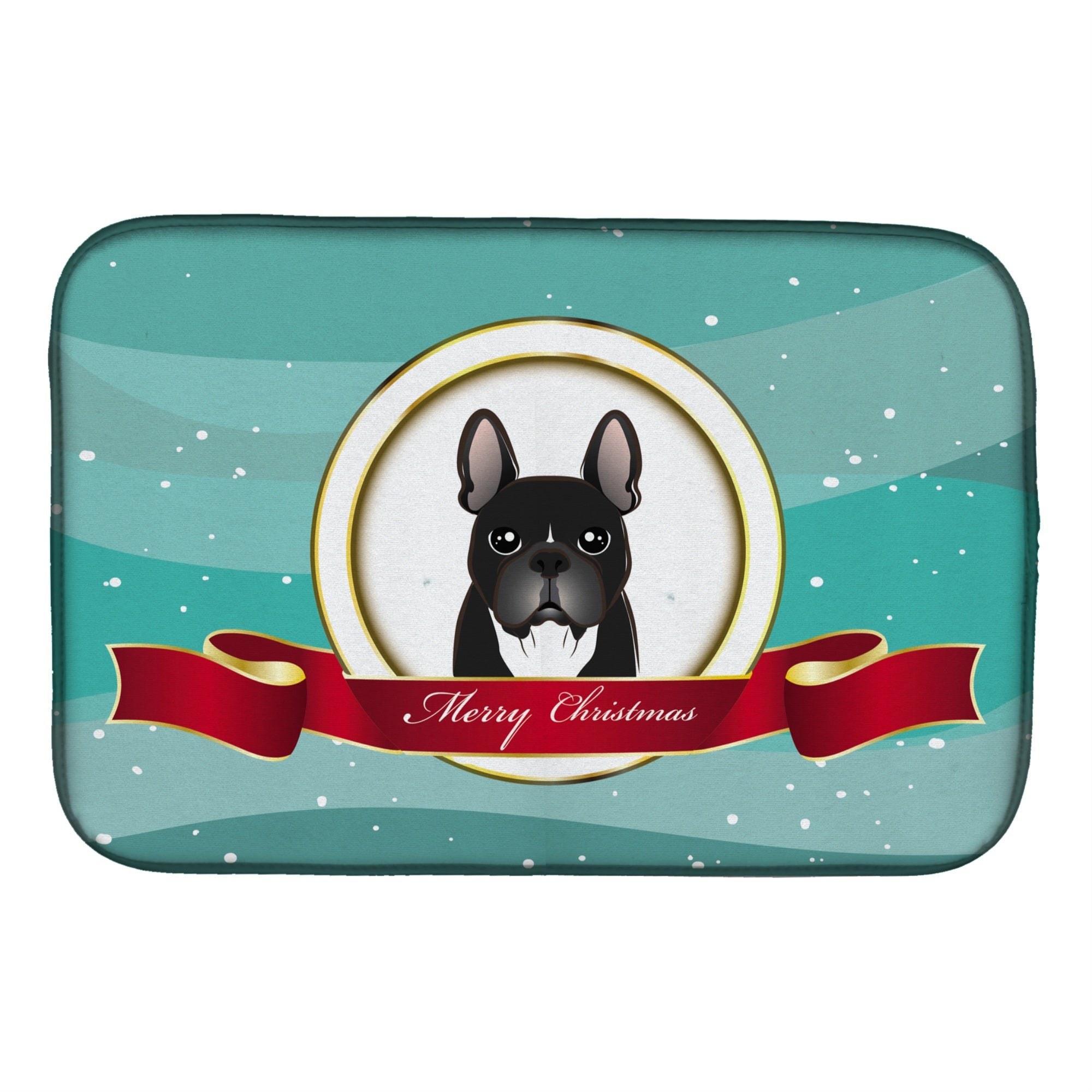 Caroline'S Treasures Bb1537Ddm Dish Drying Mat, 14 X 21, Merry Christmas
