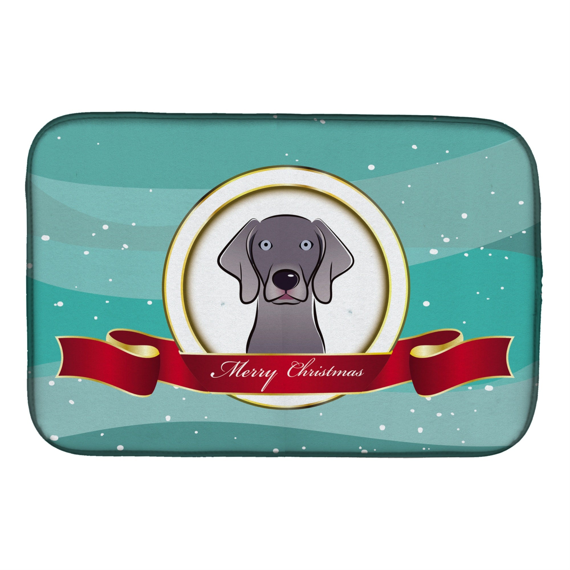Caroline'S Treasures Bb1541Ddm Dish Drying Mat, 14 X 21, Merry Christmas