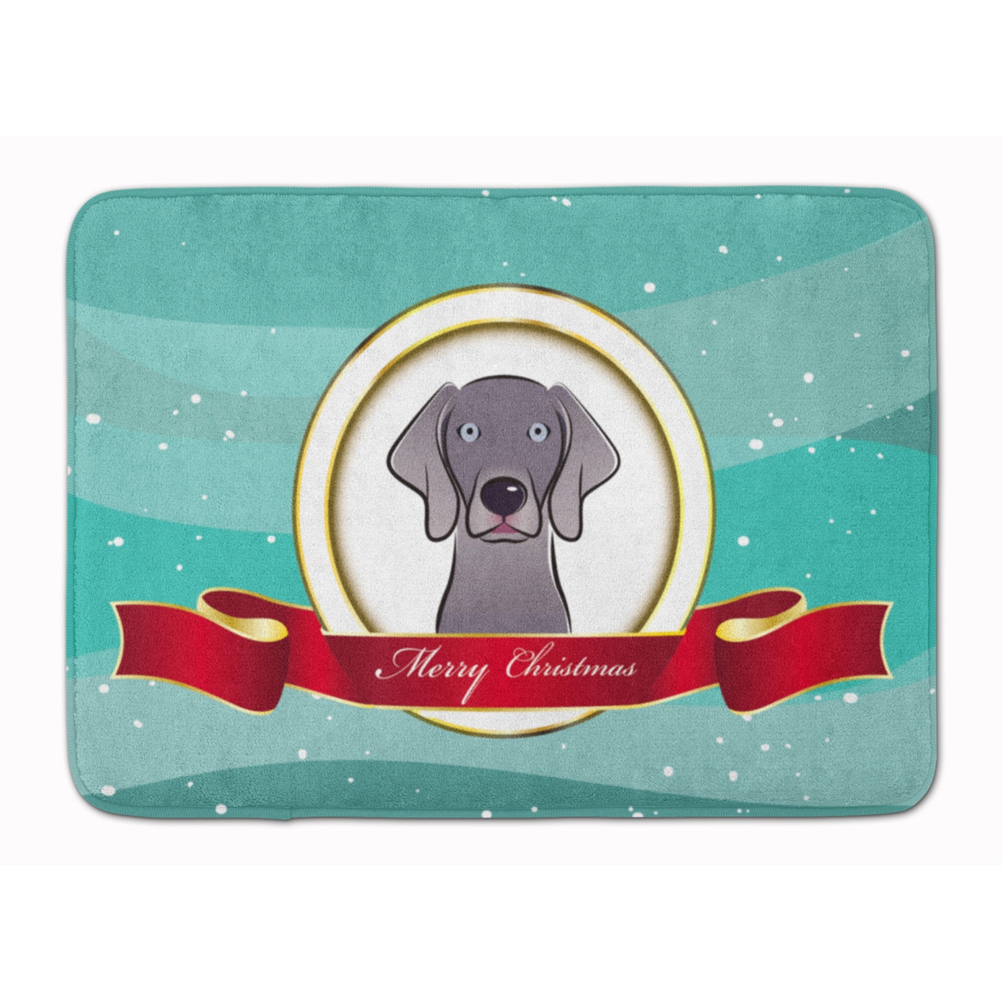 Caroline'S Treasures Weimaraner Merry Christmas Floor Mat, 19 X 27, Multicolor