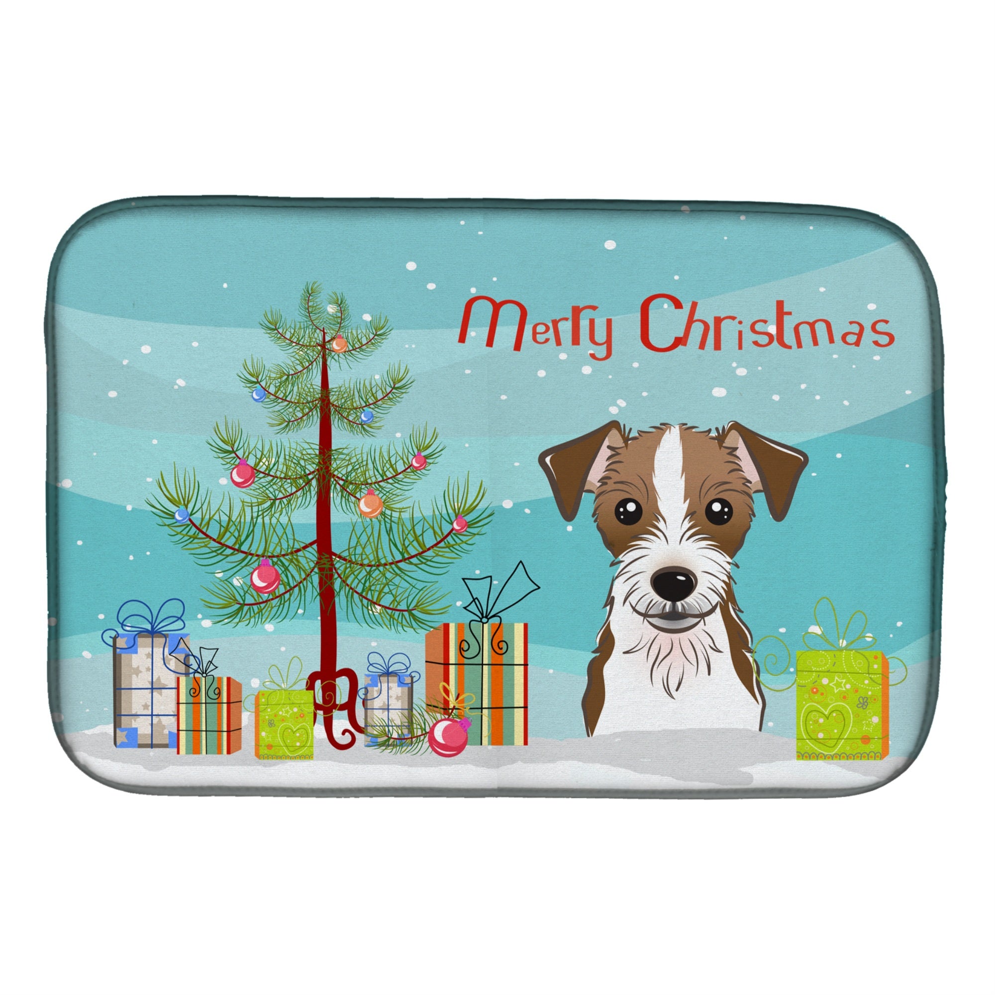 Caroline'S Treasures Bb1574Ddm Dish Drying Mat, 14 X 21, Christmas Tree