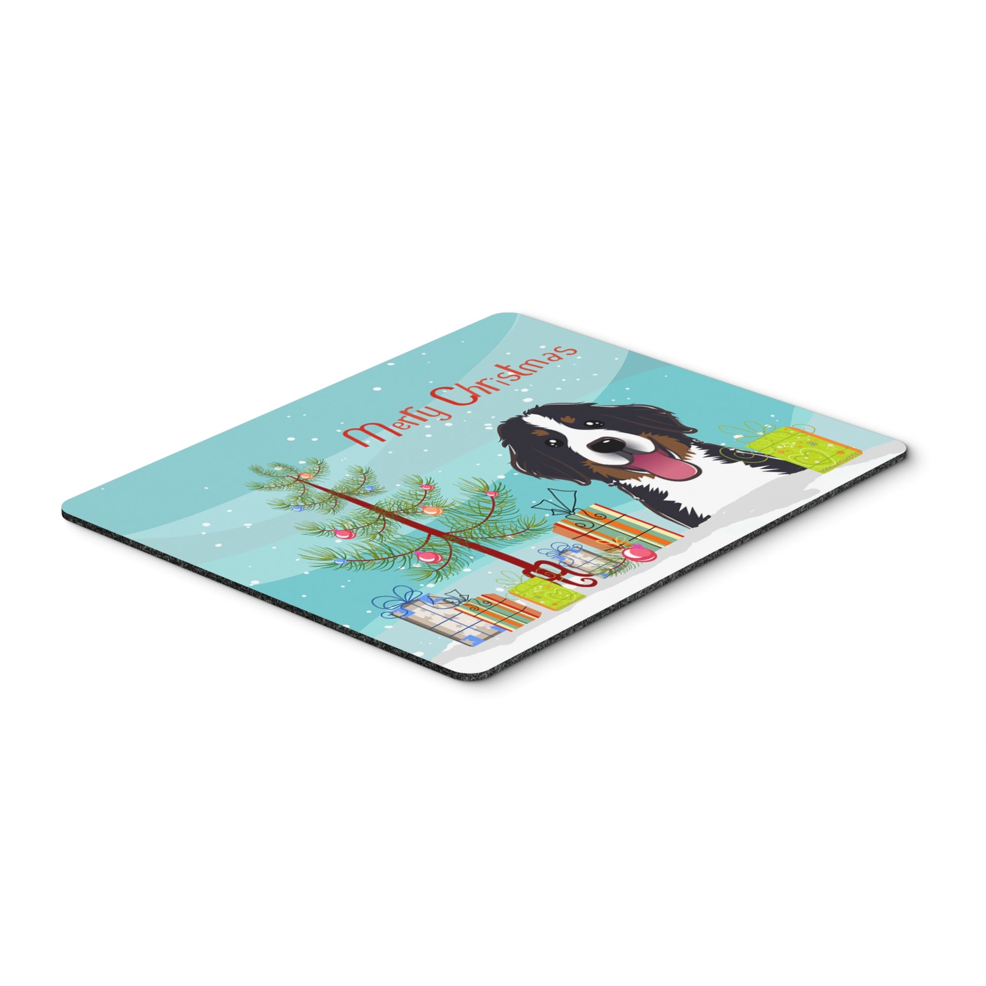Caroline'S Treasures Christmas Tree & Bernese Mountain Dog Mouse/Hot Pad Or Trivet, Multicolor (Bb1609Mp)