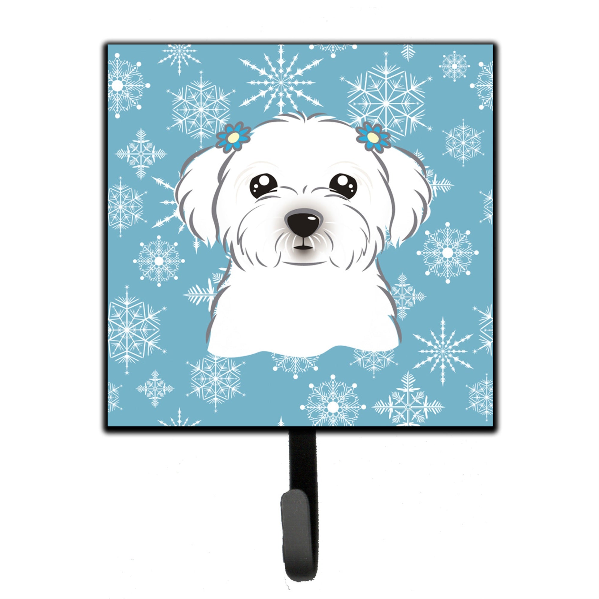 Caroline'S Treasures Bb1642Sh4 Snowflake Maltese Leash Or Key Holder, Small, Multicolor