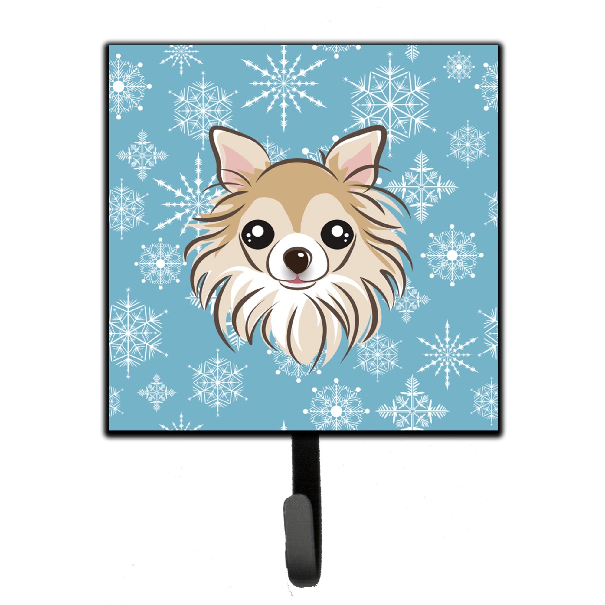 Caroline'S Treasures Bb1685Sh4 Snowflake Chihuahua Leash Or Key Holder, Small, Multicolor
