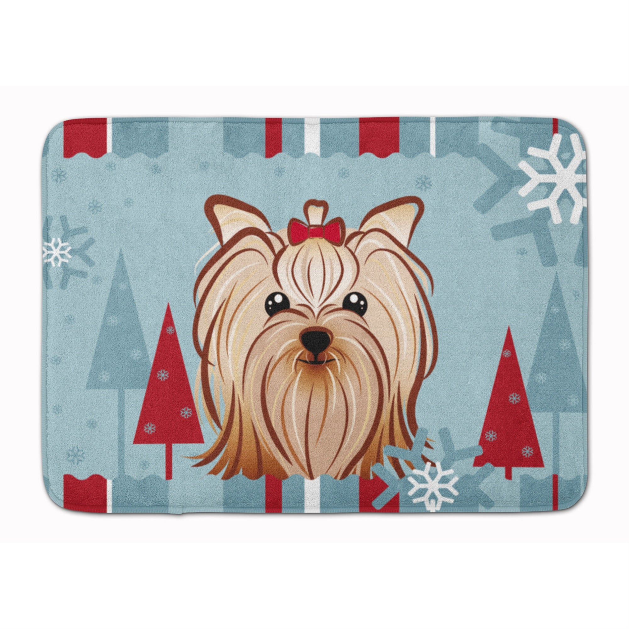 Caroline'S Treasures Winter Yorkie Yorkishire Terrier, 19 X 27, Multicolor