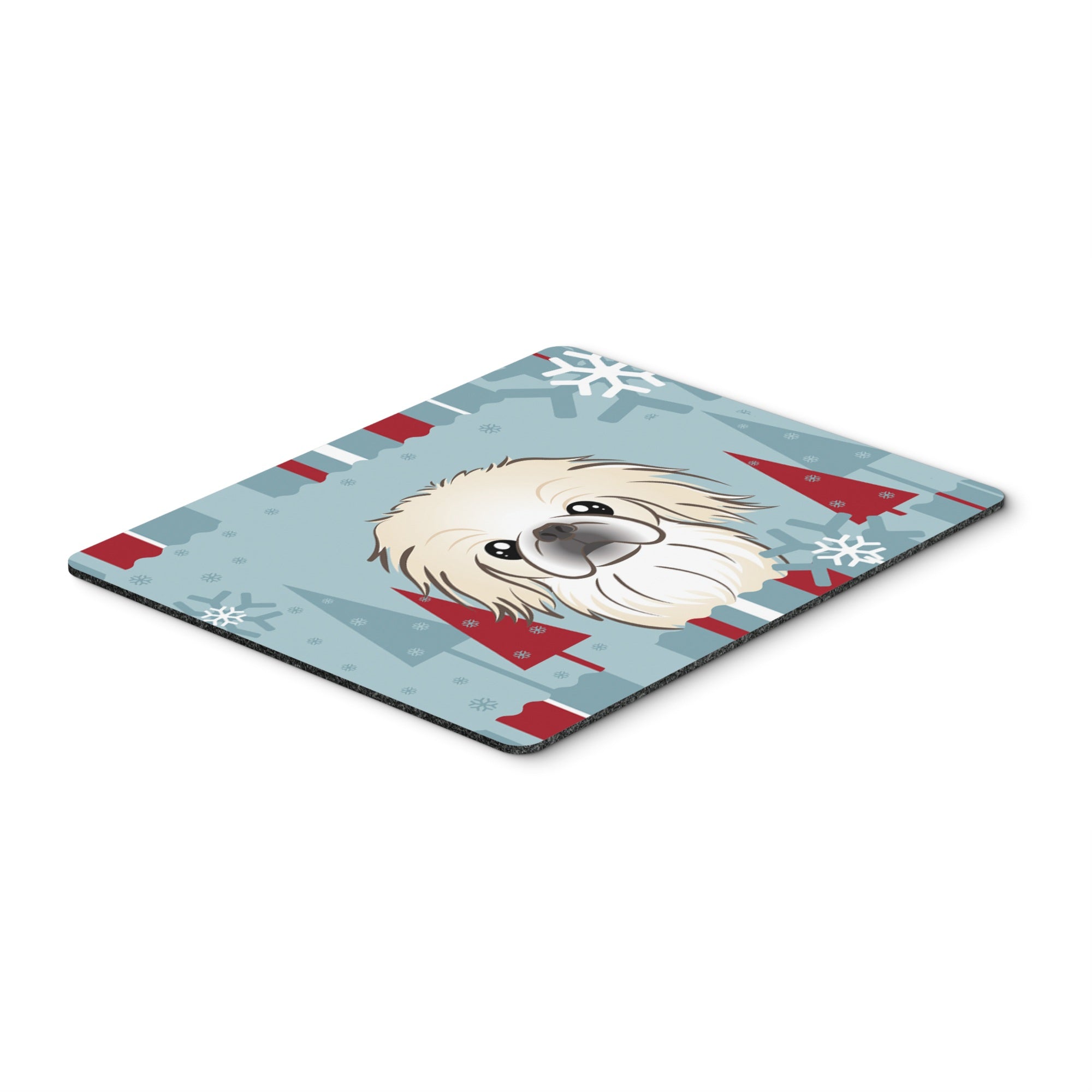 Caroline'S Treasures Winter Holiday Pekingese Mouse Pad, Hot Pad Or Trivet, Multicolor (Bb1717Mp)