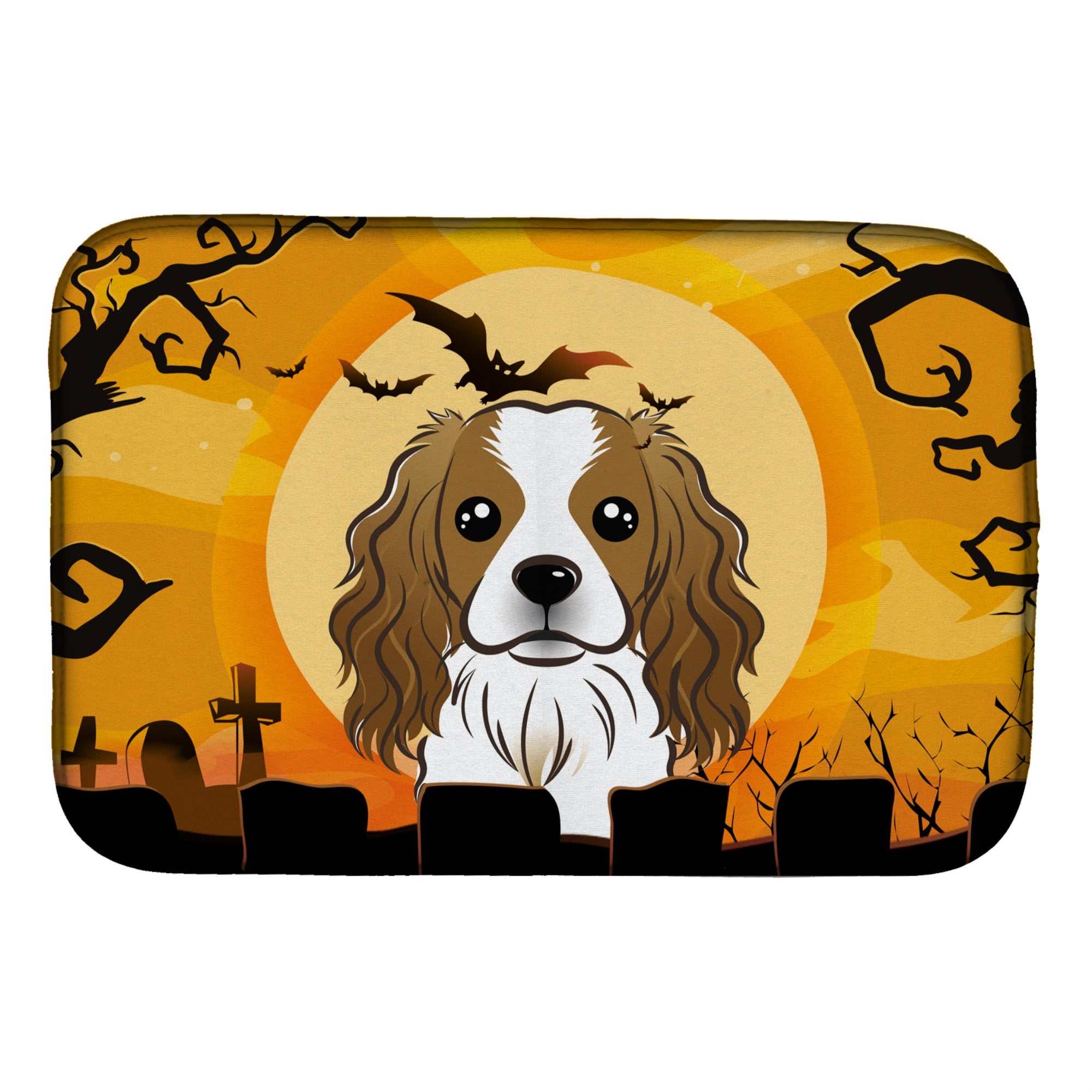 Caroline'S Treasures Bb1782Ddm Dish Drying Mat, 14 X 21, Halloween