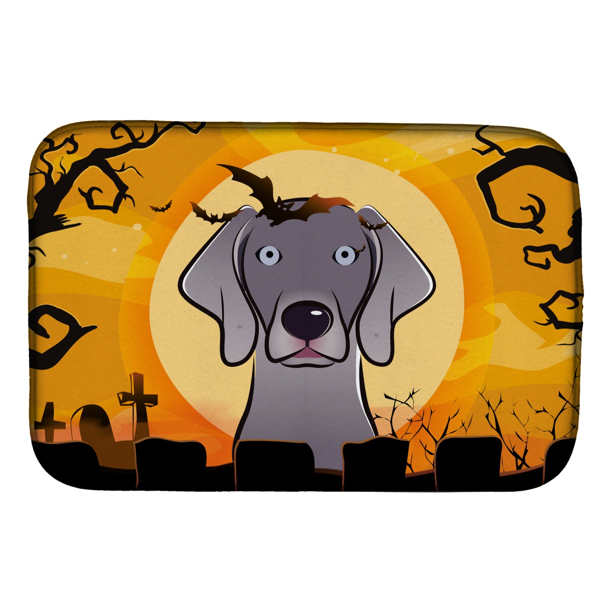 Caroline'S Treasures Bb1789Ddm Dish Drying Mat, 14 X 21, Halloween