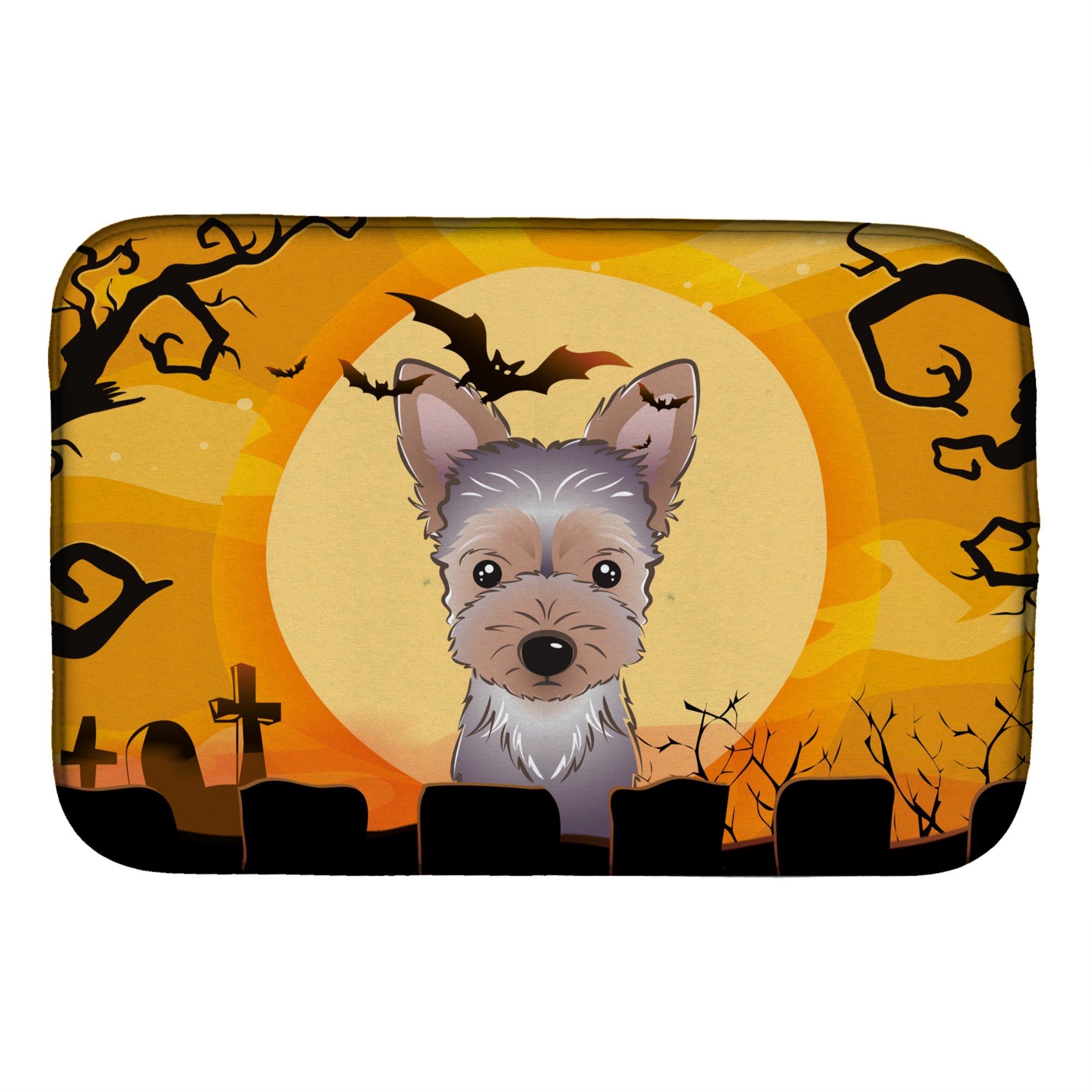Caroline'S Treasures Bb1790Ddm Dish Drying Mat, 14 X 21, Halloween