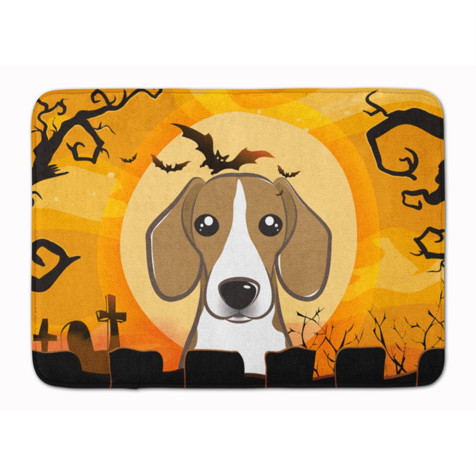 Caroline'S Treasures Halloween Beagle Floor Mat, 19 X 27, Multicolor