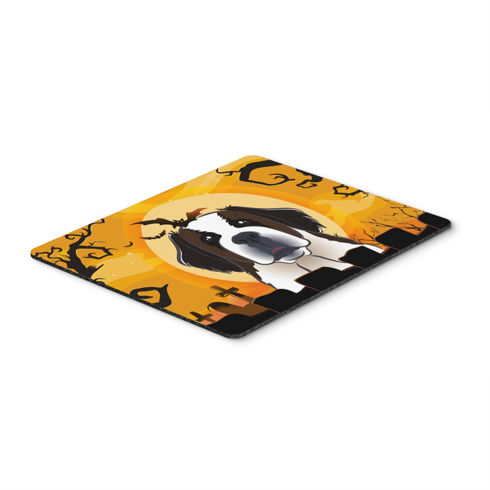 Caroline'S Treasures Halloween Saint Bernard Mouse Pad, Hot Pad Or Trivet, Multicolor (Bb1804Mp)