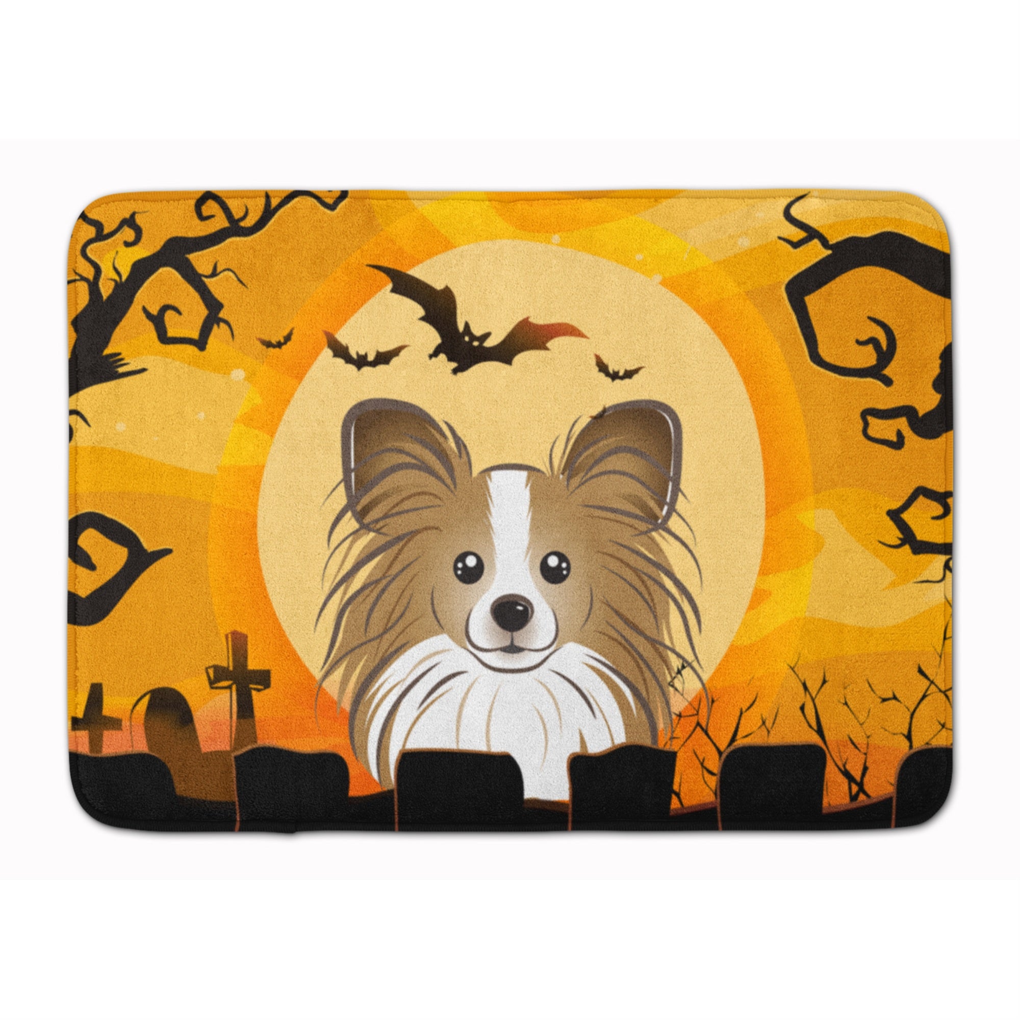 Caroline'S Treasures Halloween Papillon Floor Mat, 19 X 27, Multicolor