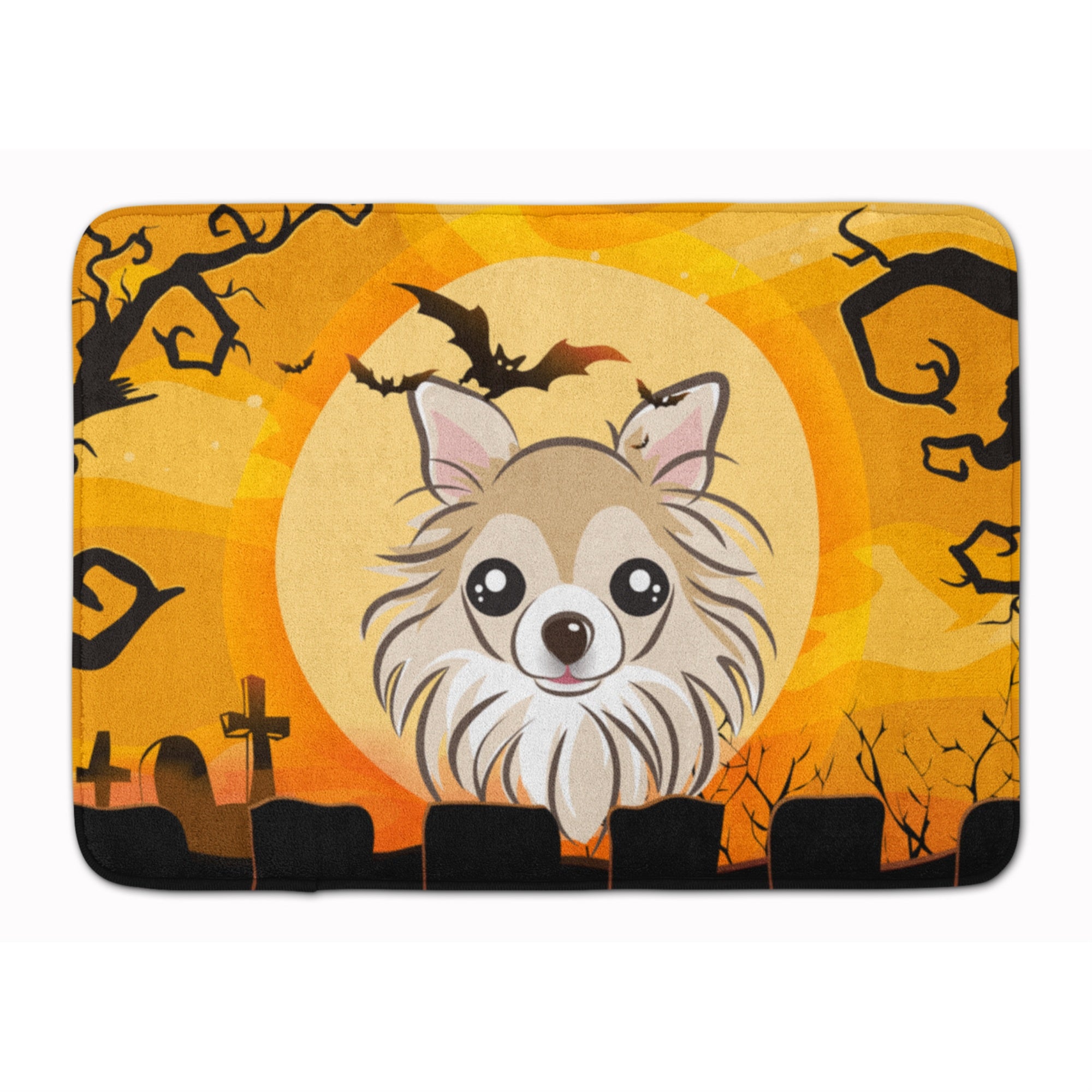 Caroline'S Treasures Halloween Chihuahua Floor Mat, 19 X 27, Multicolor