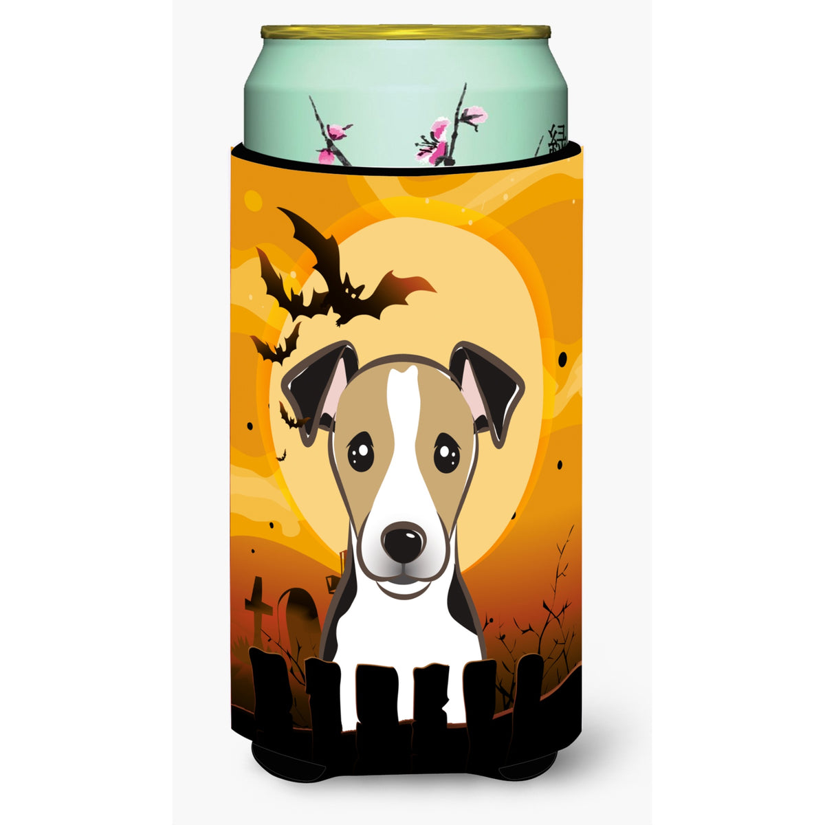 Caroline'S Treasures Bb1819Tbc Halloween Jack Russell Terrier Tall Boy Koozie Hugger, Multicolor