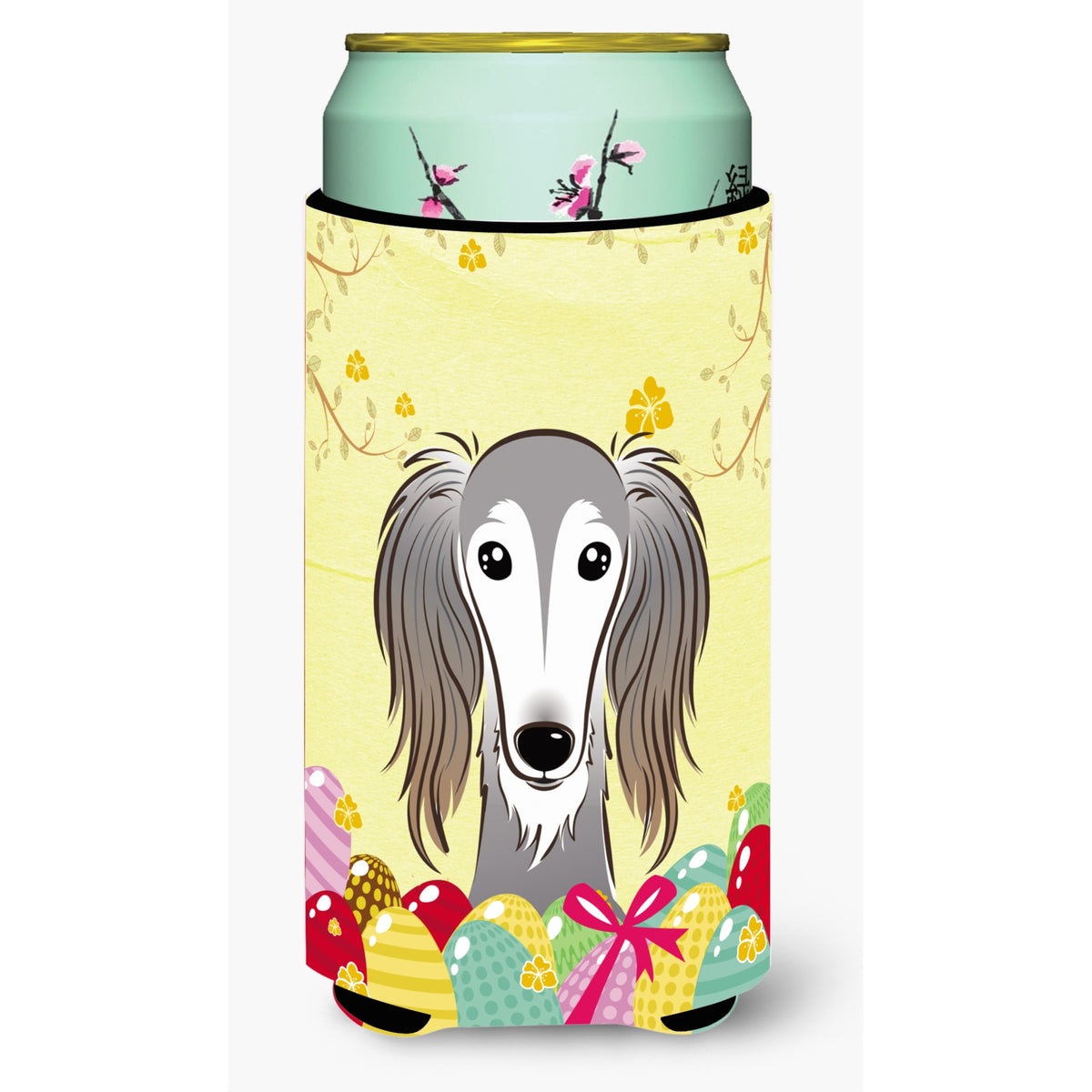 Caroline'S Treasures Bb1911Tbc Saluki Easter Egg Hunt Tall Boy Hugger Koozie, Multicolor