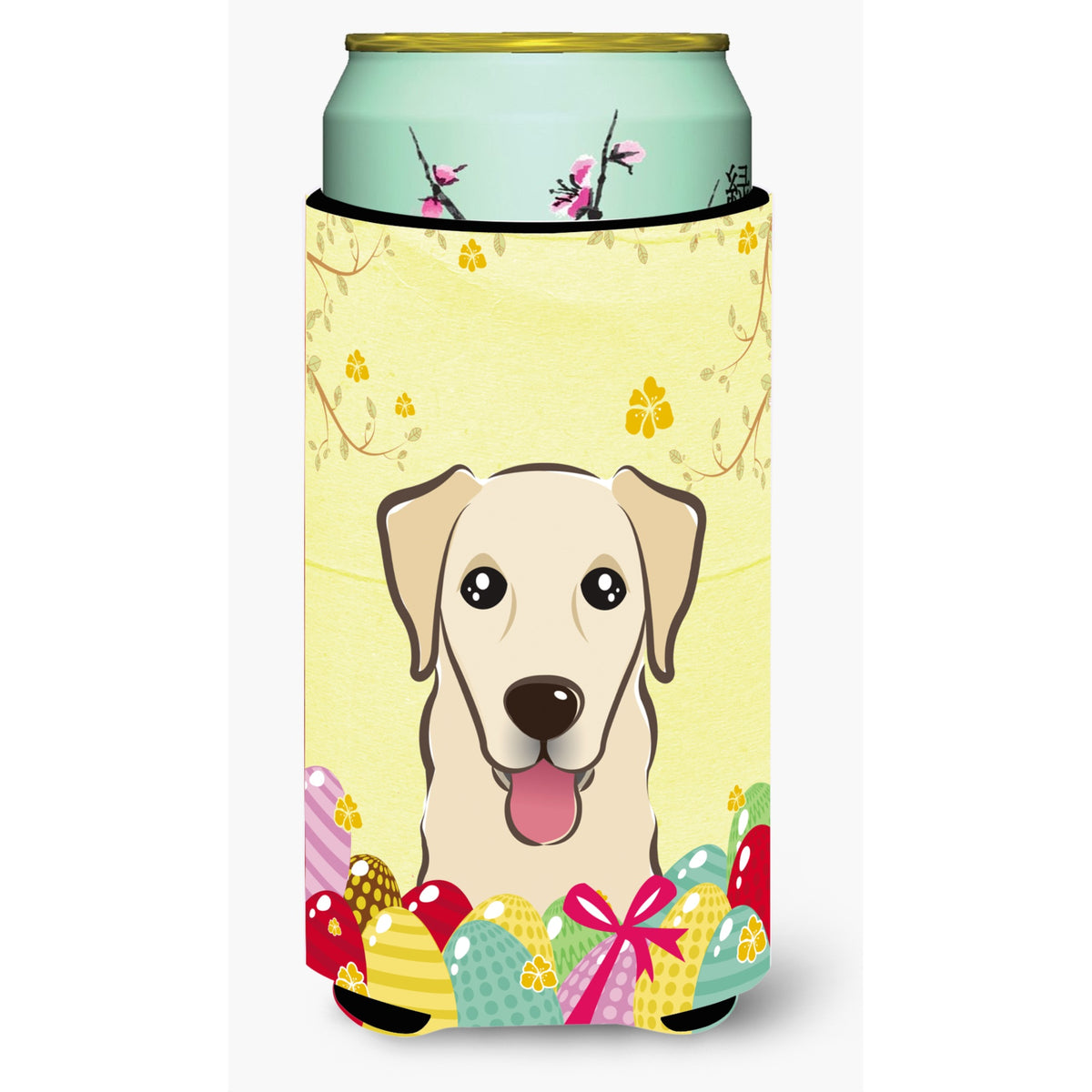 Caroline'S Treasures Bb1934Tbc Golden Retriever Easter Egg Hunt Tall Boy Hugger Koozie, Multicolor