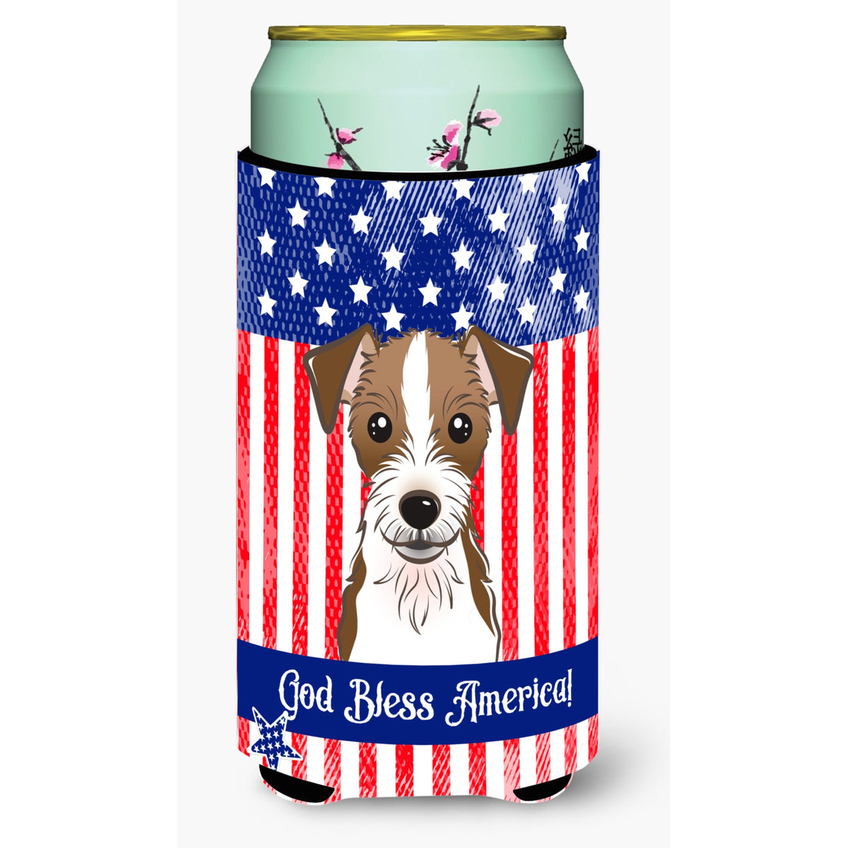 Caroline'S Treasures Bb2132Tbc Jack Russell Terrier Tall Boy Hugger Koozie, Multicolor