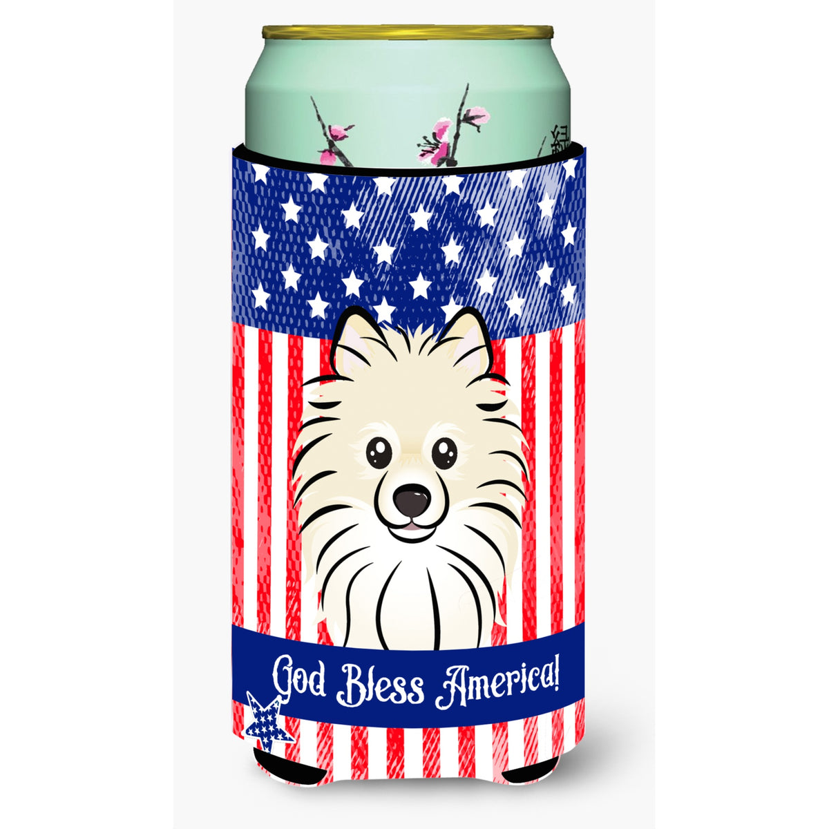 Caroline'S Treasures Bb2137Tbc Pomeranian Tall Boy Hugger Koozie, Multicolor
