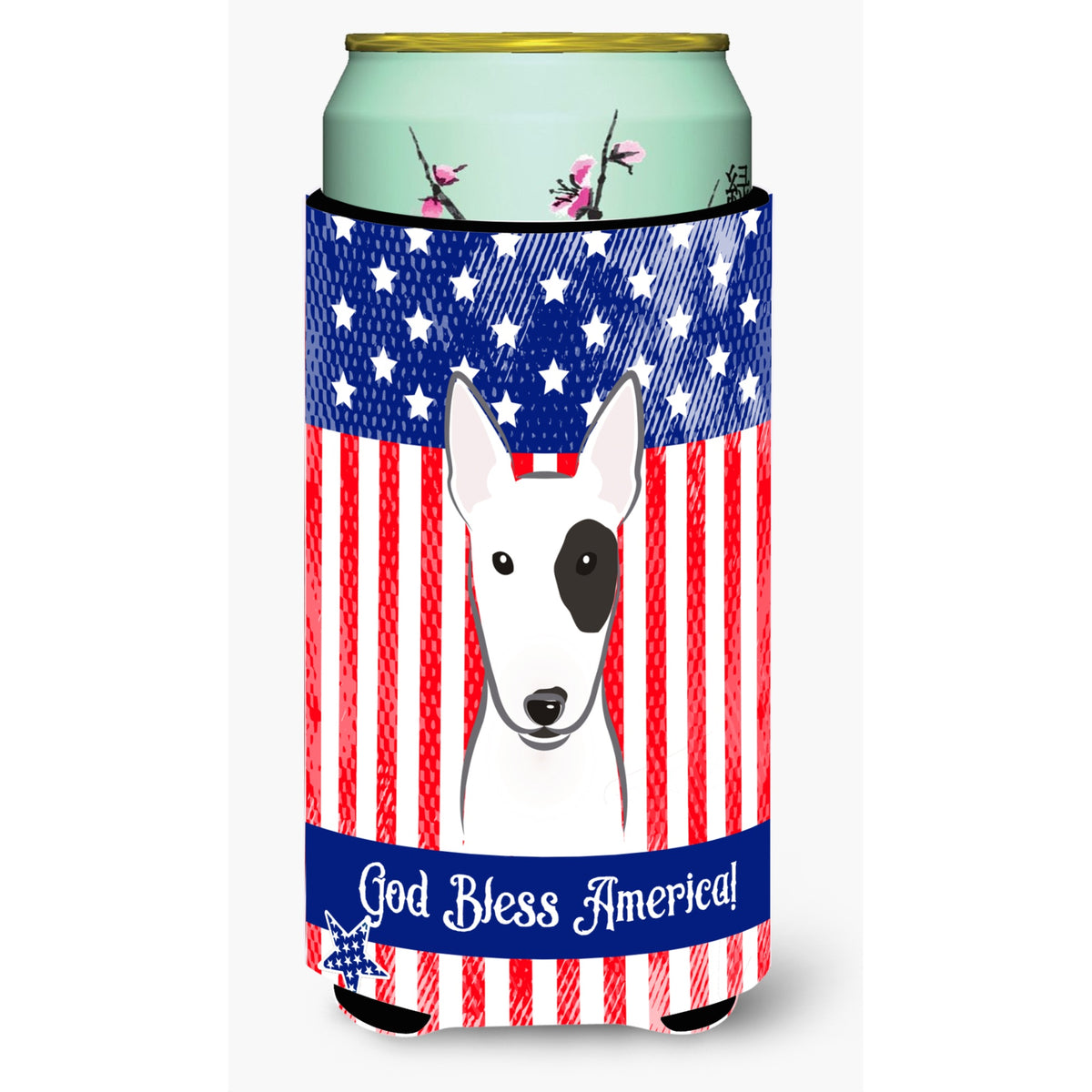 Caroline'S Treasures Bb2139Tbc Bull Terrier Tall Boy Hugger Koozie, Multicolor