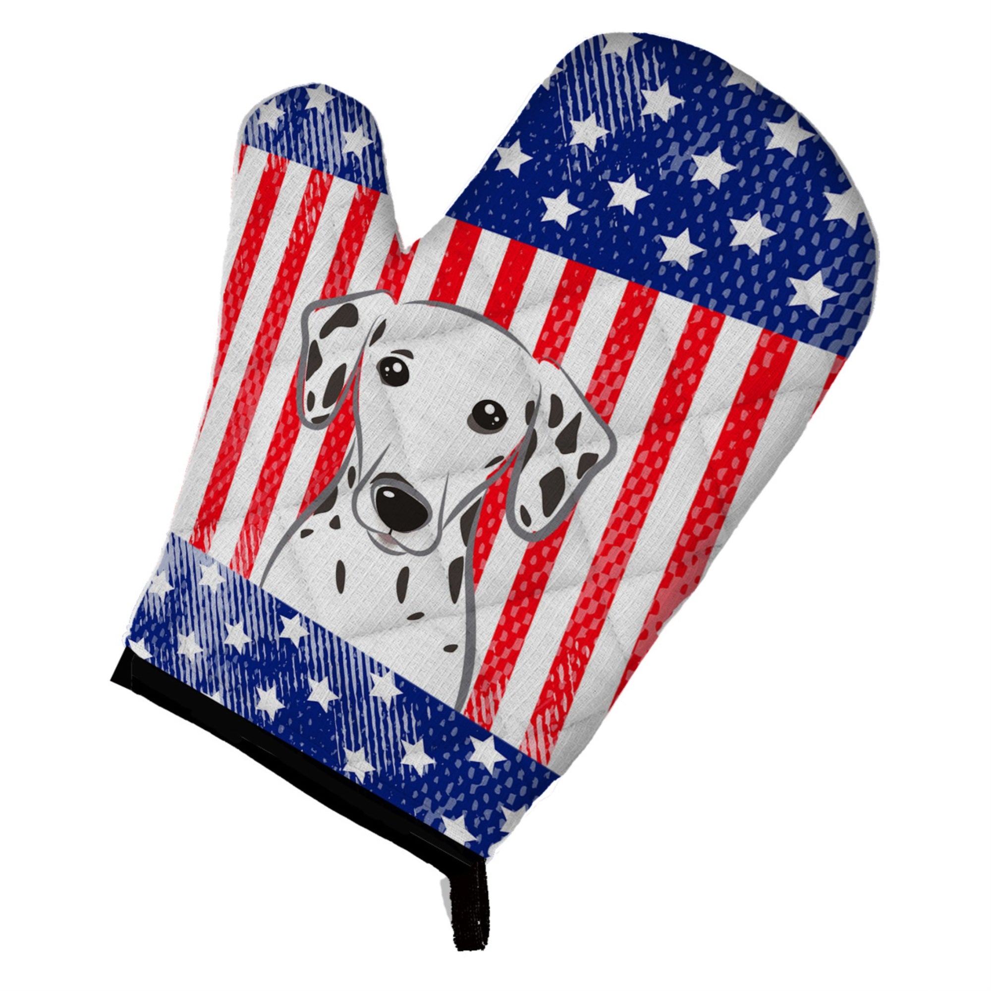 Caroline'S Treasures Bb2140Ovmt American Flag And Dalmatian Oven Mitt, 12 By 8.5, Multicolor